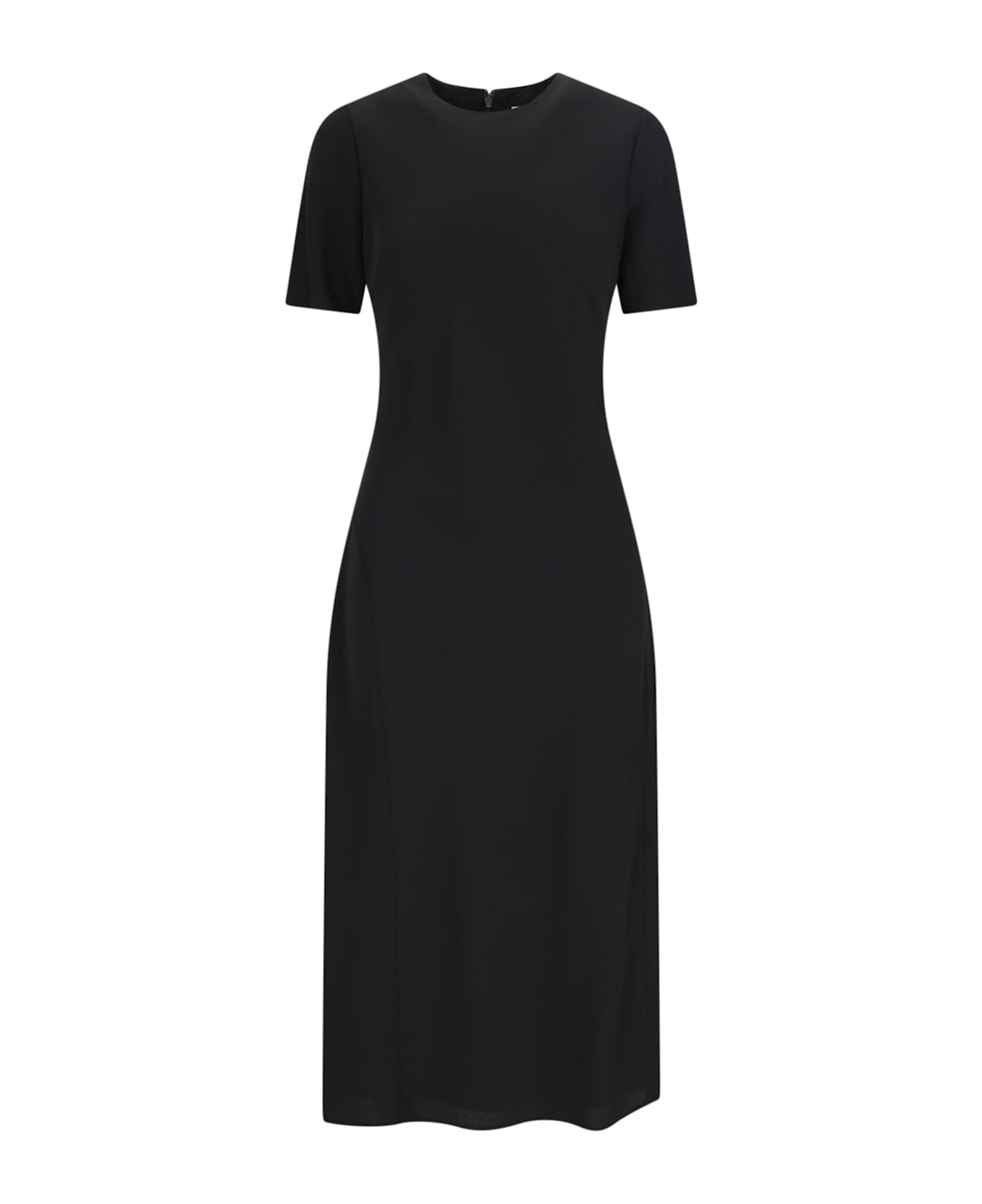 Calvin Klein Flared Midi Dress - Black  
