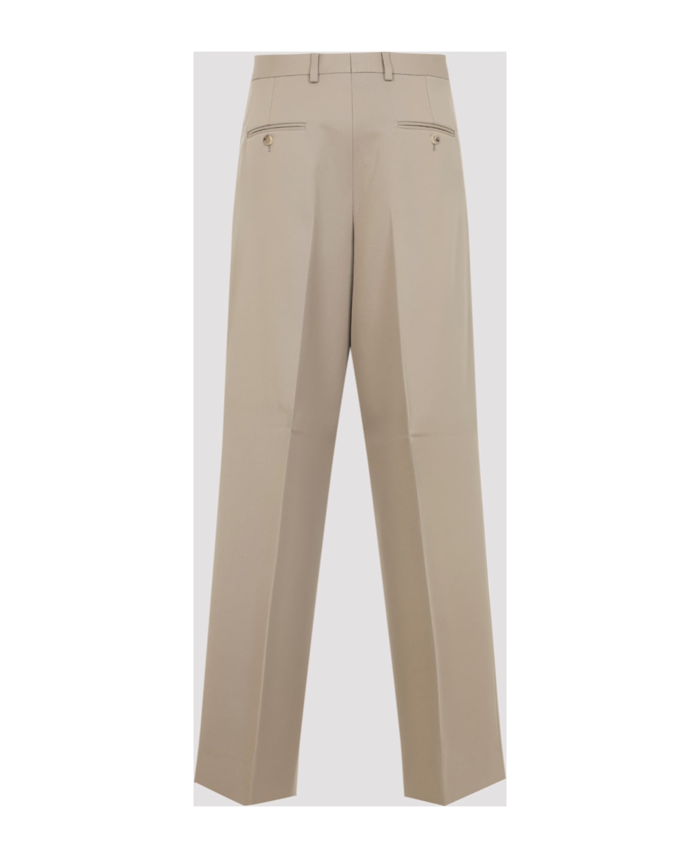 Celine Pleated Pants - BEIGE