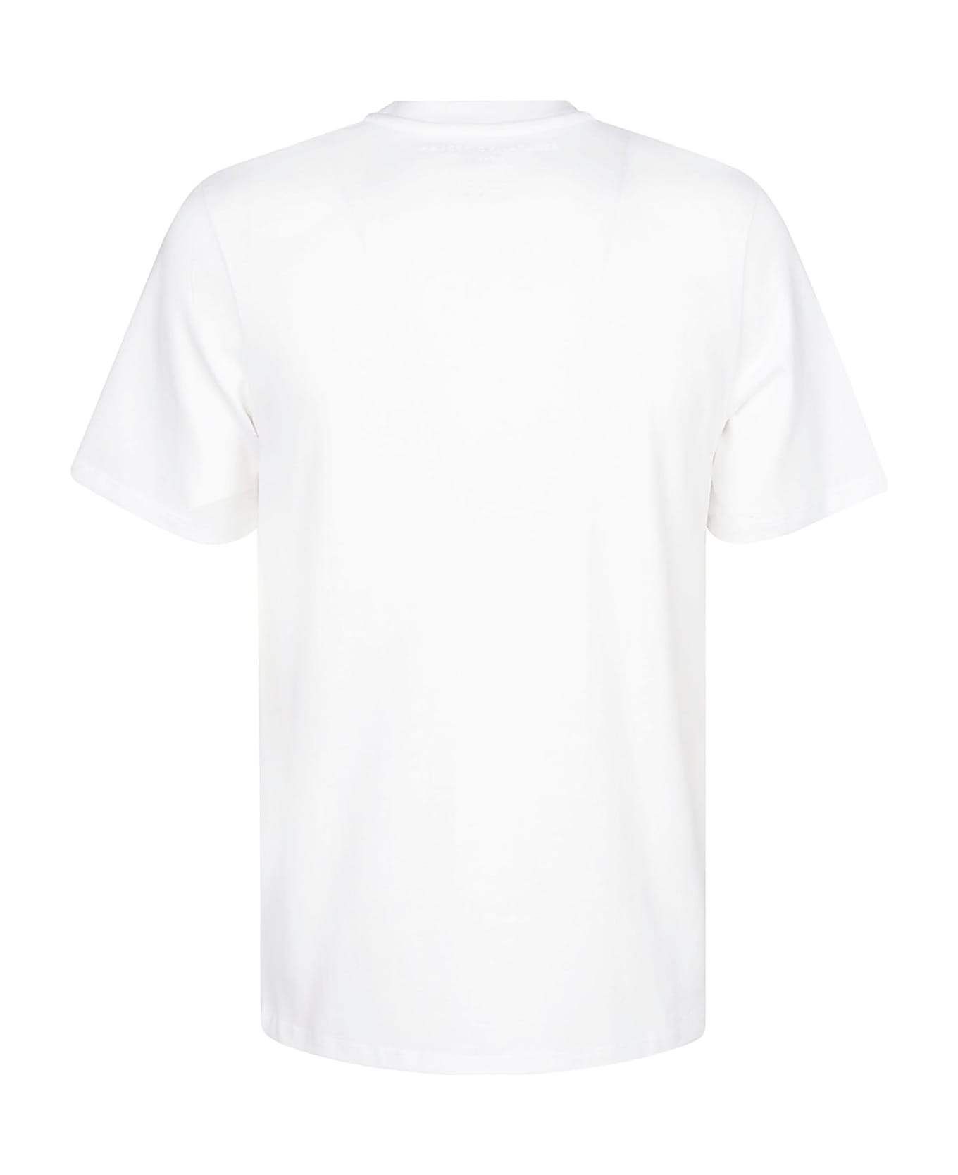 Majestic Filatures Col Rond Mc - Blanc