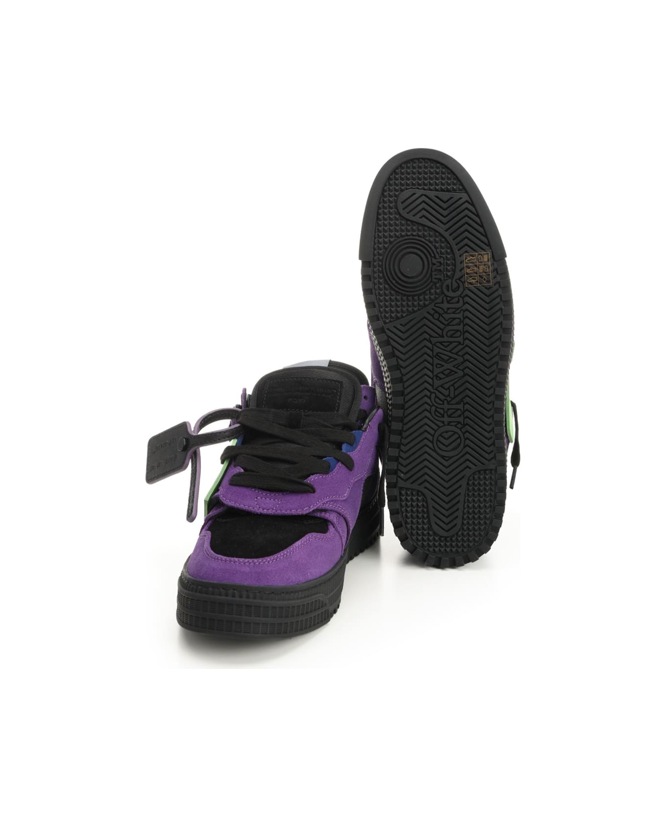 Off-White Floating Arrow Dark Blue - Lime - Multicolor