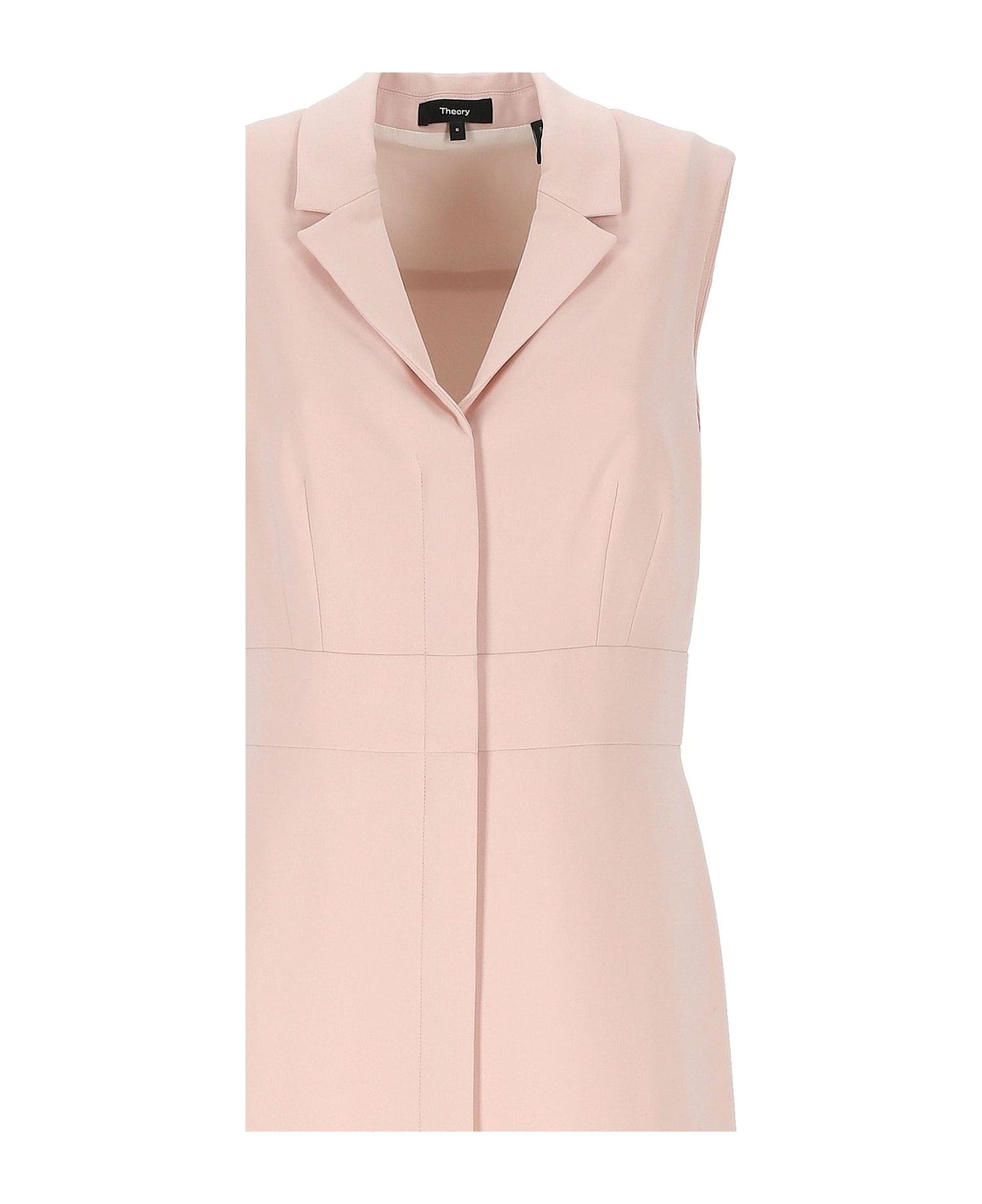 Theory V-neck Dress - PINK