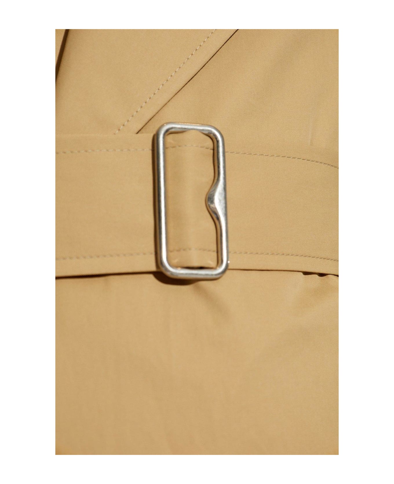 Burberry Belted Waist Trench Coat - Flax