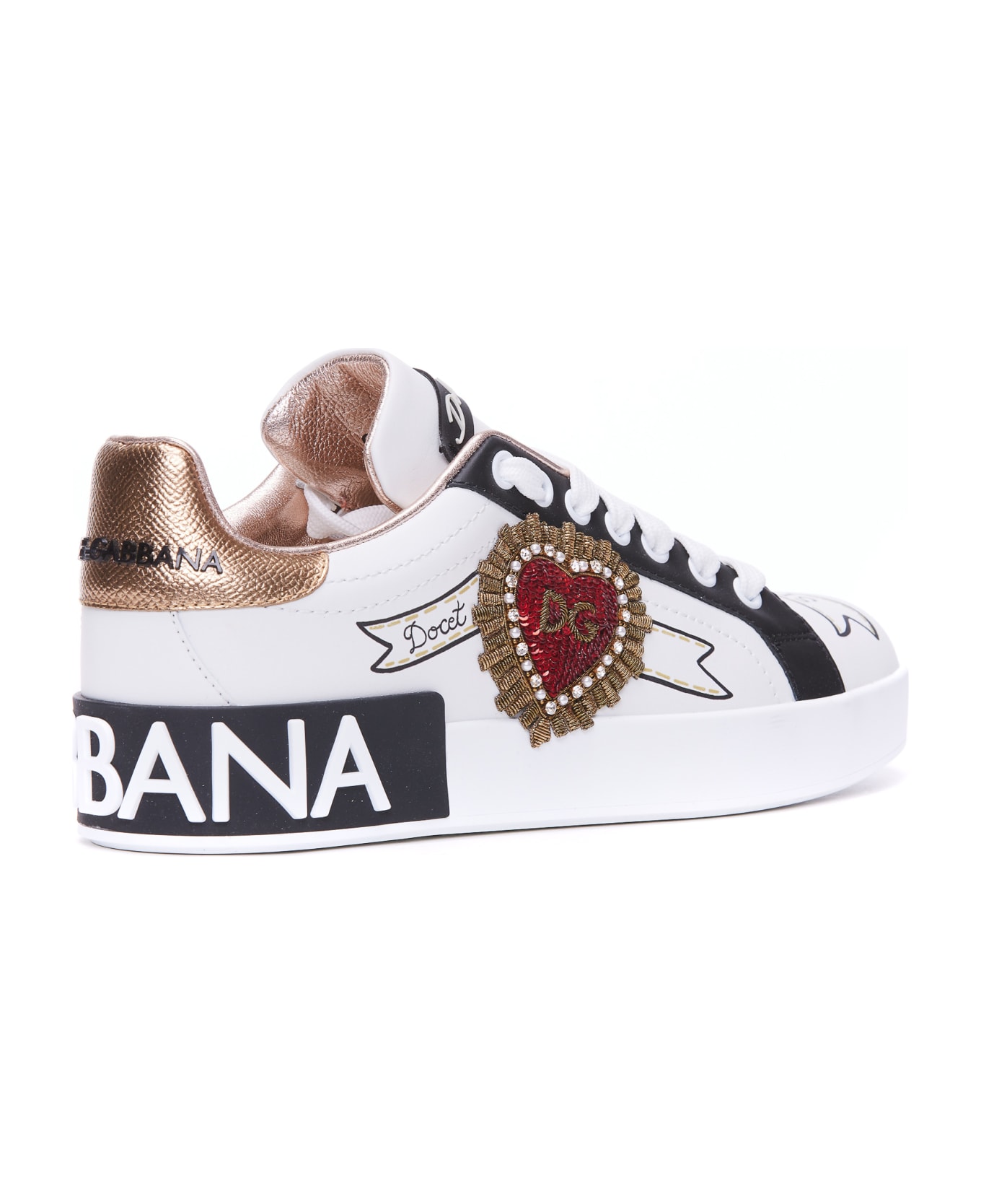 Dolce & Gabbana Portofino Sneakers - White