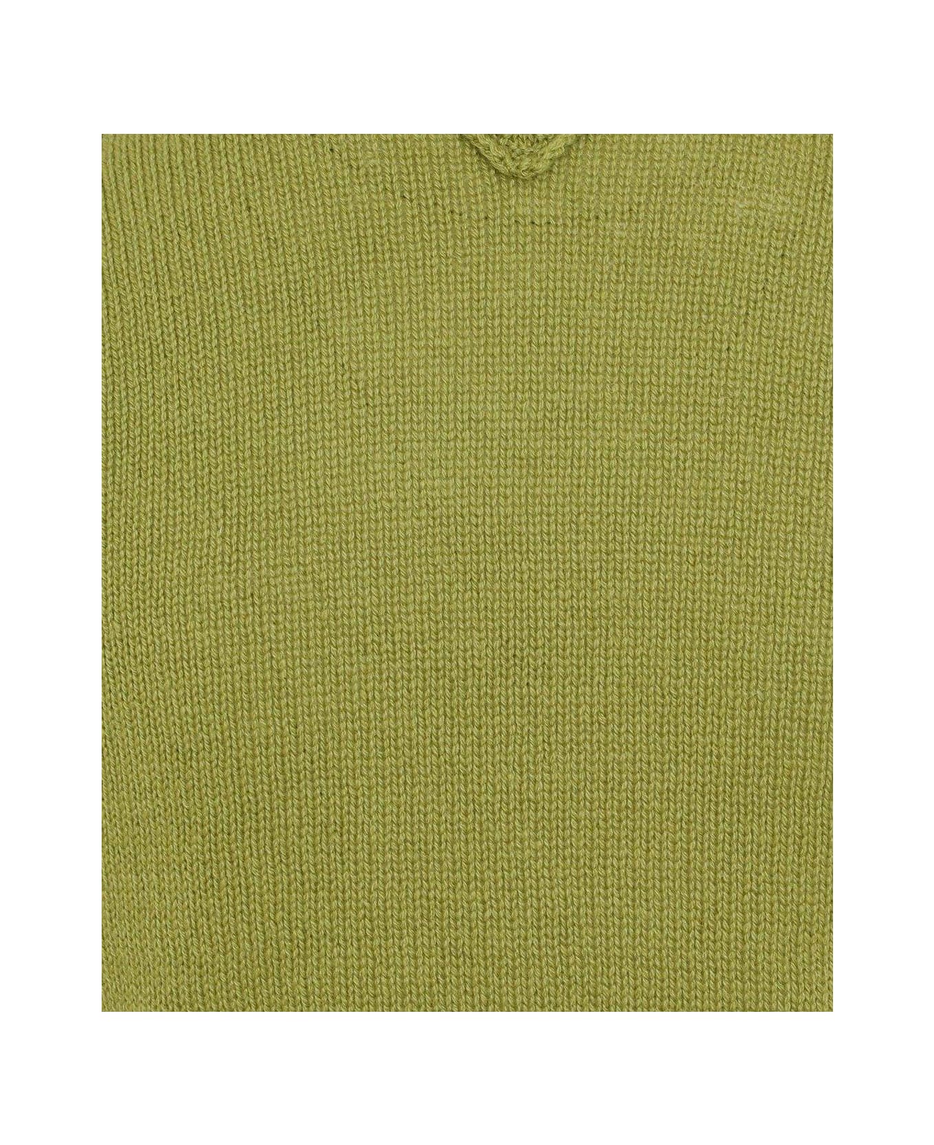 Prada Short-sleeved Knitted Top - Pistacchio