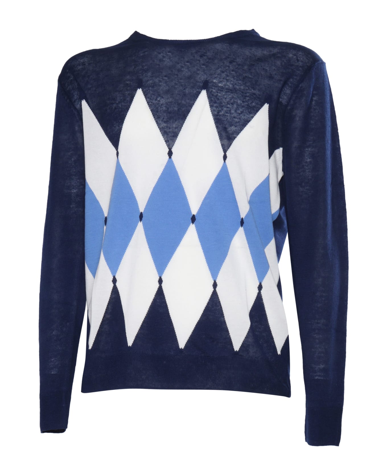 Ballantyne Blue Sweater - BLUE ニットウェア