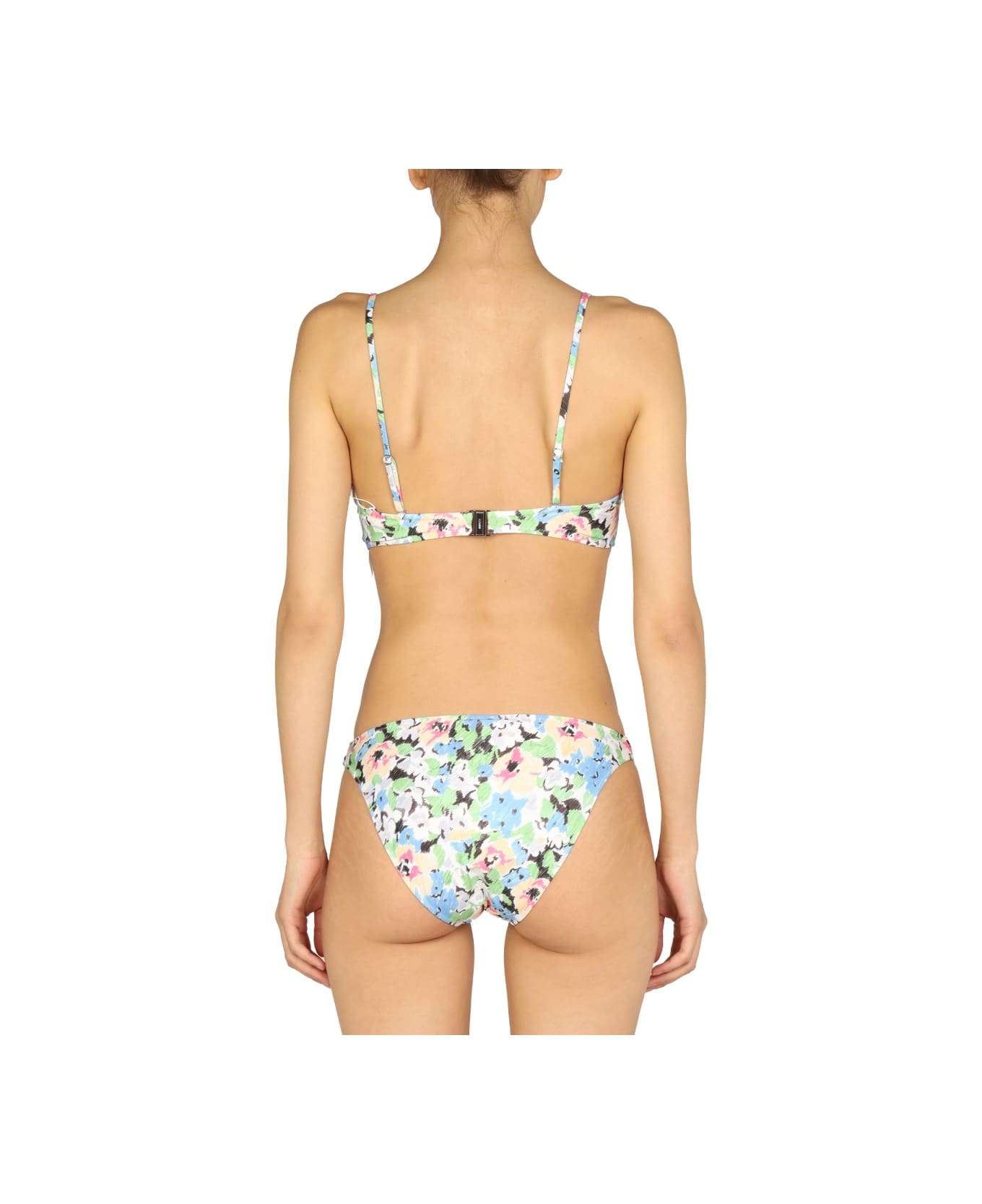 Ganni Floral Pattern Bikini Briefs - MULTICOLOUR