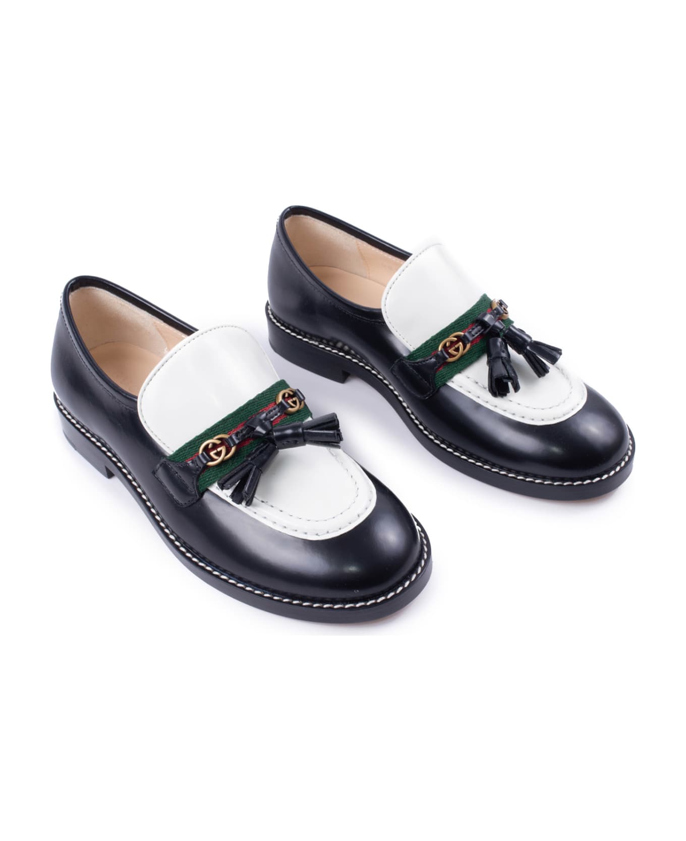 Gucci Moccasin With Web Tape - Back シューズ
