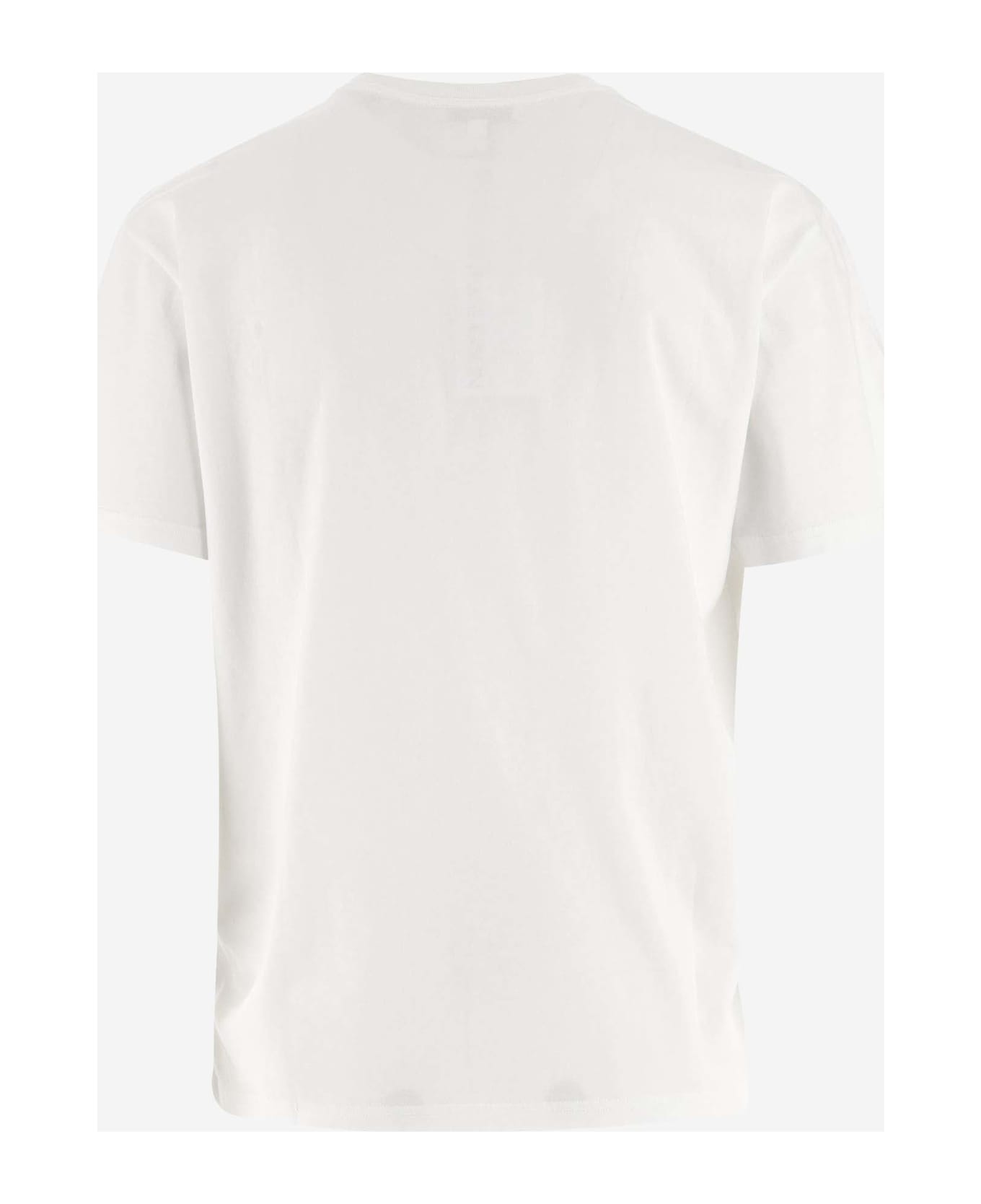 J.W. Anderson Cotton T-shirt With Graphic Print And Logo - WHITE シャツ
