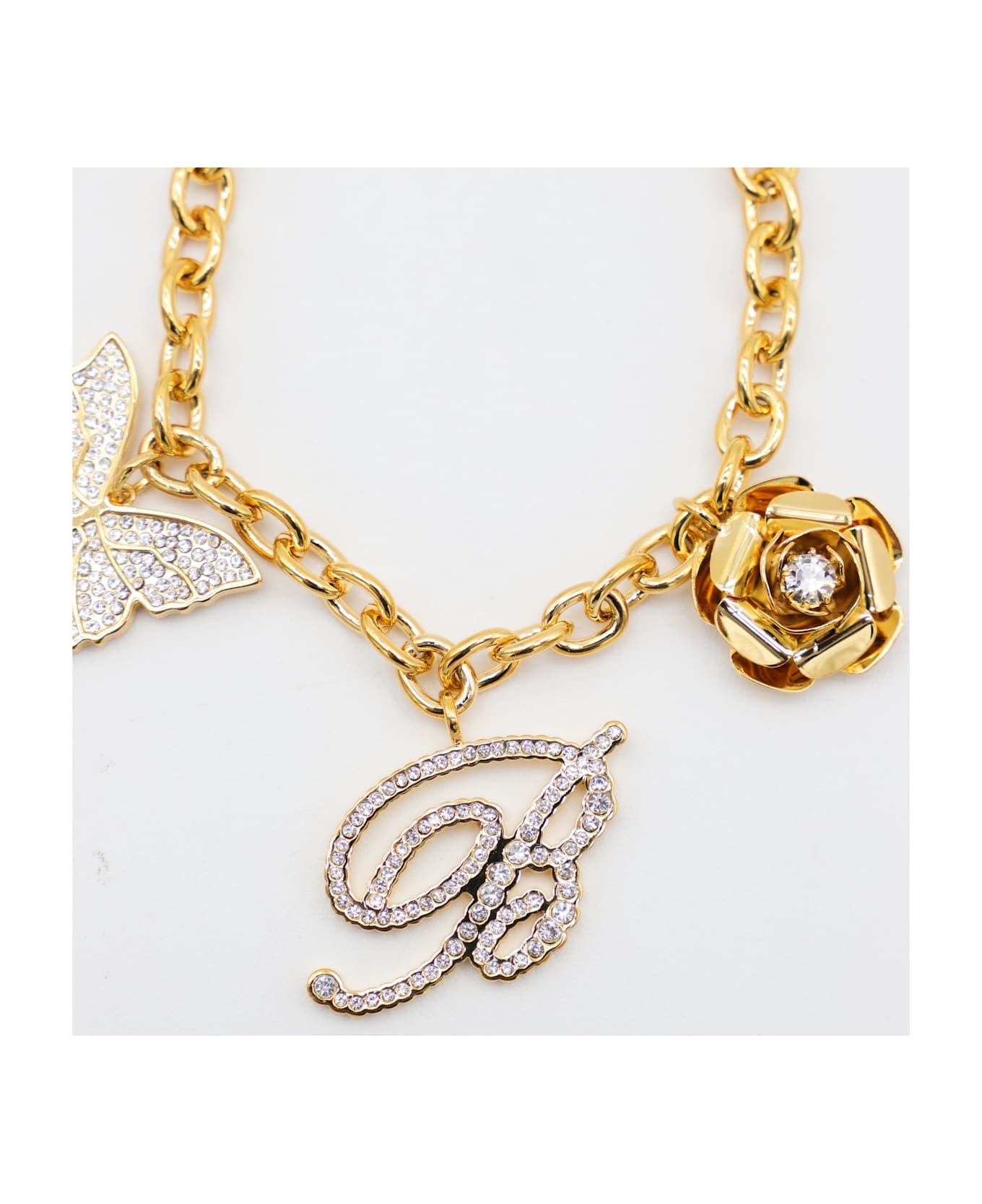 Blumarine Gold Bracelet - GOLD/CRYSTAL