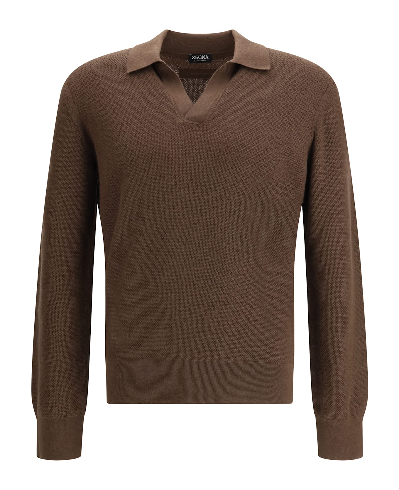 Zegna Cashmere Polo - Nera