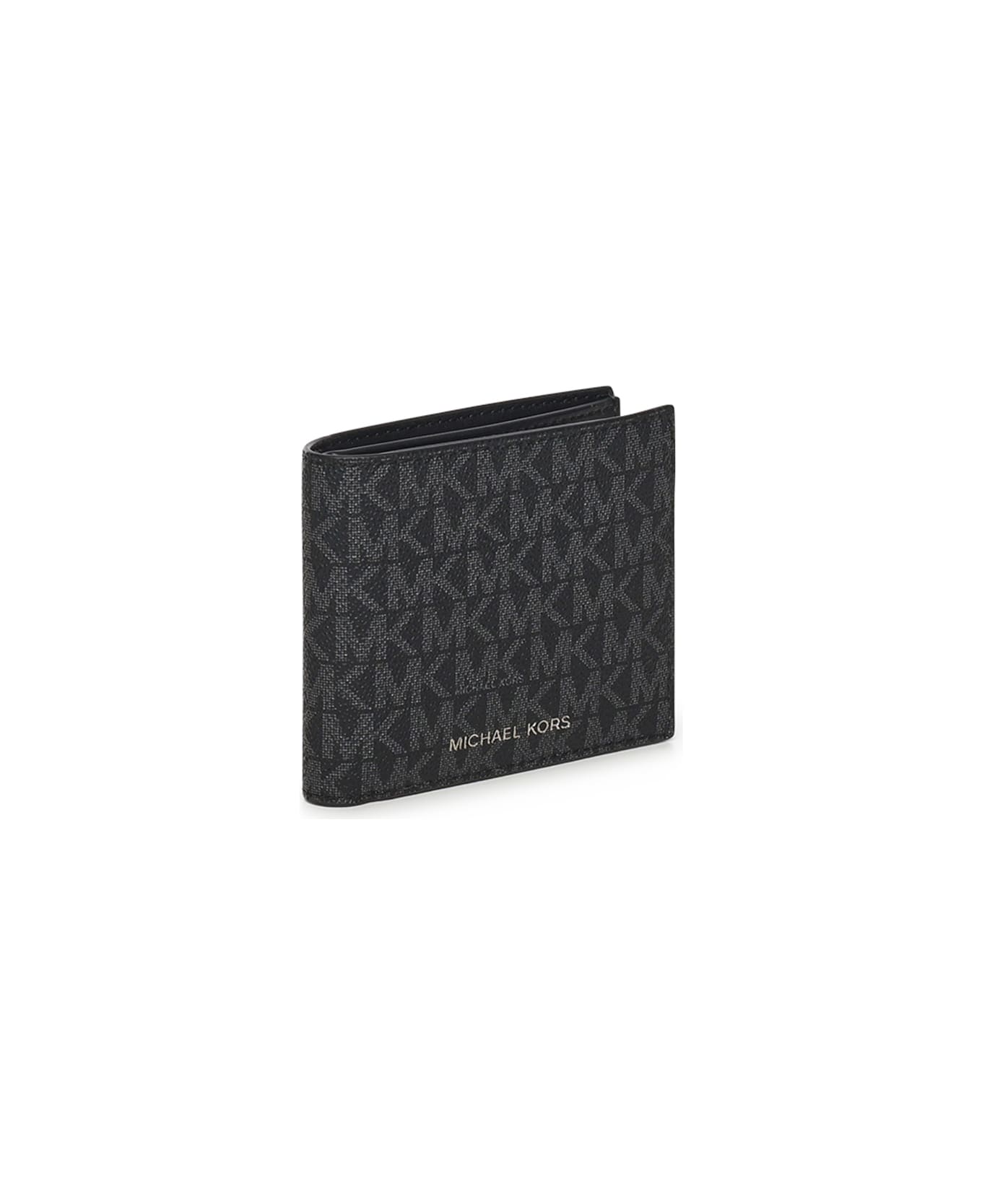 MICHAEL Michael Kors Hudson Signature Logo Wallet - Black