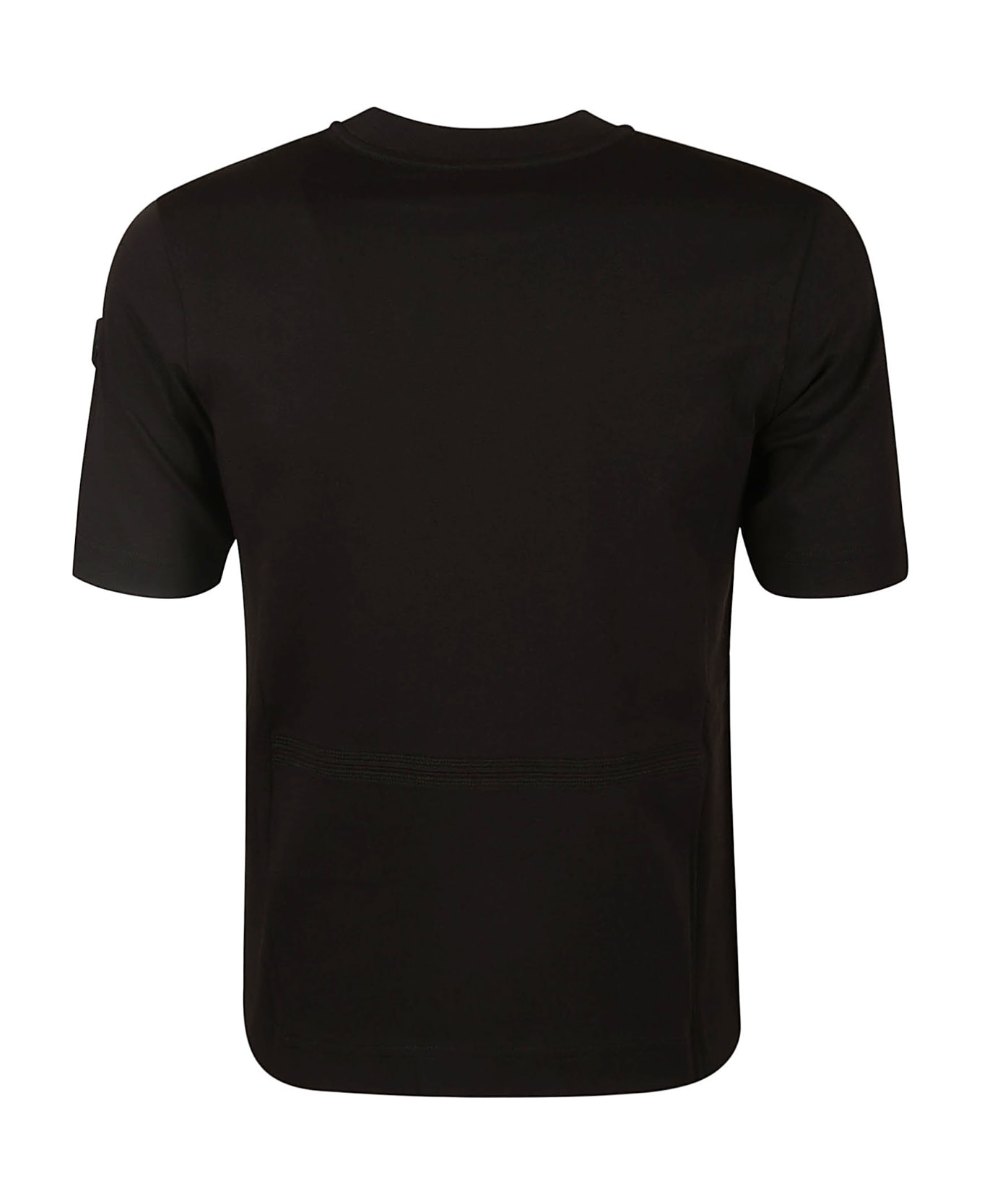 Moncler Logo Embroidered T-shirt - Non definito