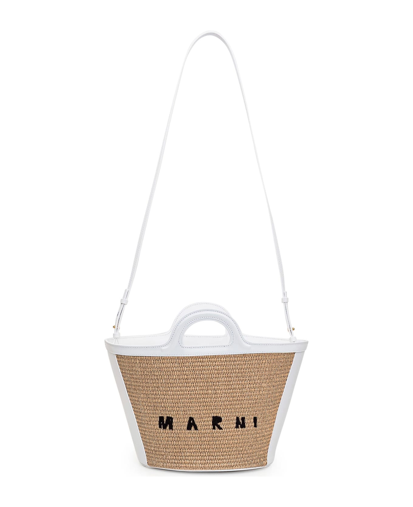 Marni Tropicalia Small Bag - SAND STORM/LILY WHITE トートバッグ