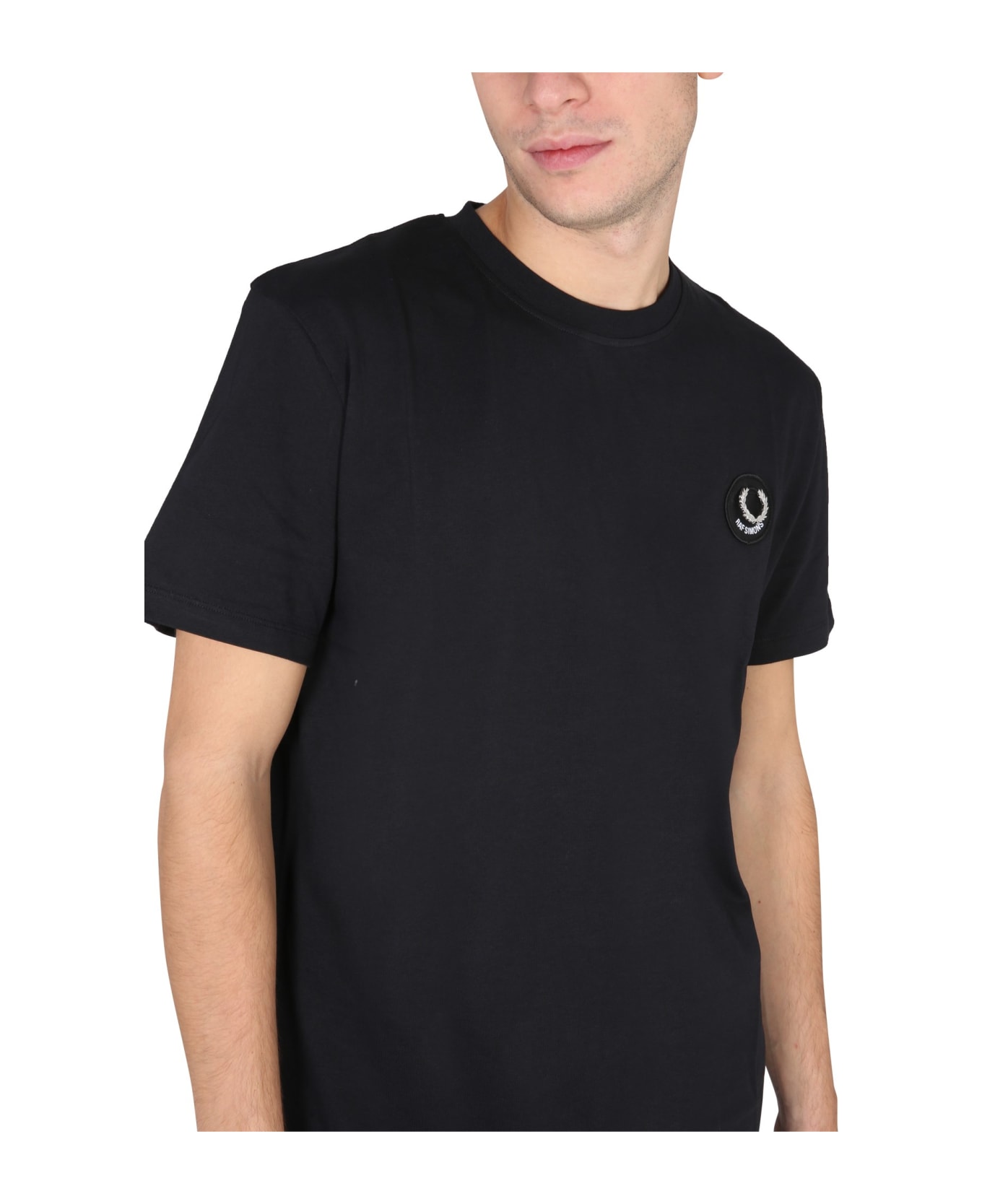 Fred Perry by Raf Simons T-shirt With Logo - NERO