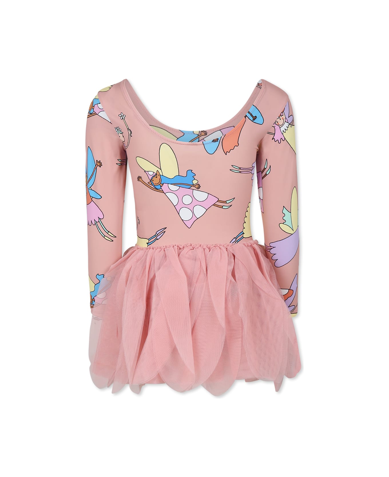 Stella McCartney Kids Pink Dress For Girl With Fairies - Pink