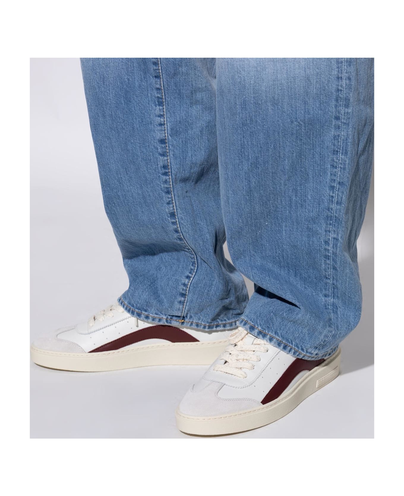 Dsquared2 Sports Shoes `rider` - Panna+vino+smeraldo