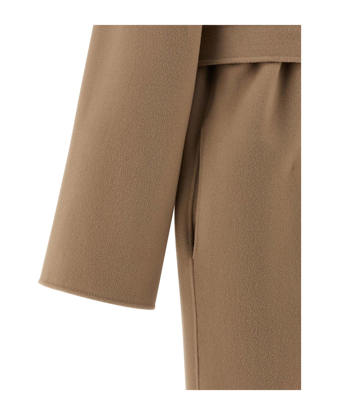 Alberta Ferretti Double Cloth Coat - Beige