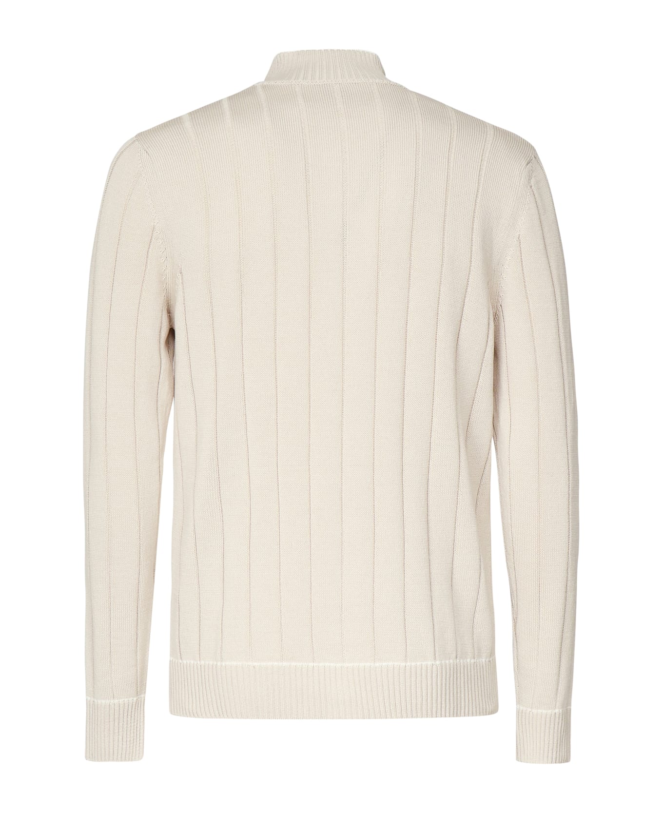 Eleventy Cotton Cardigan - SAND
