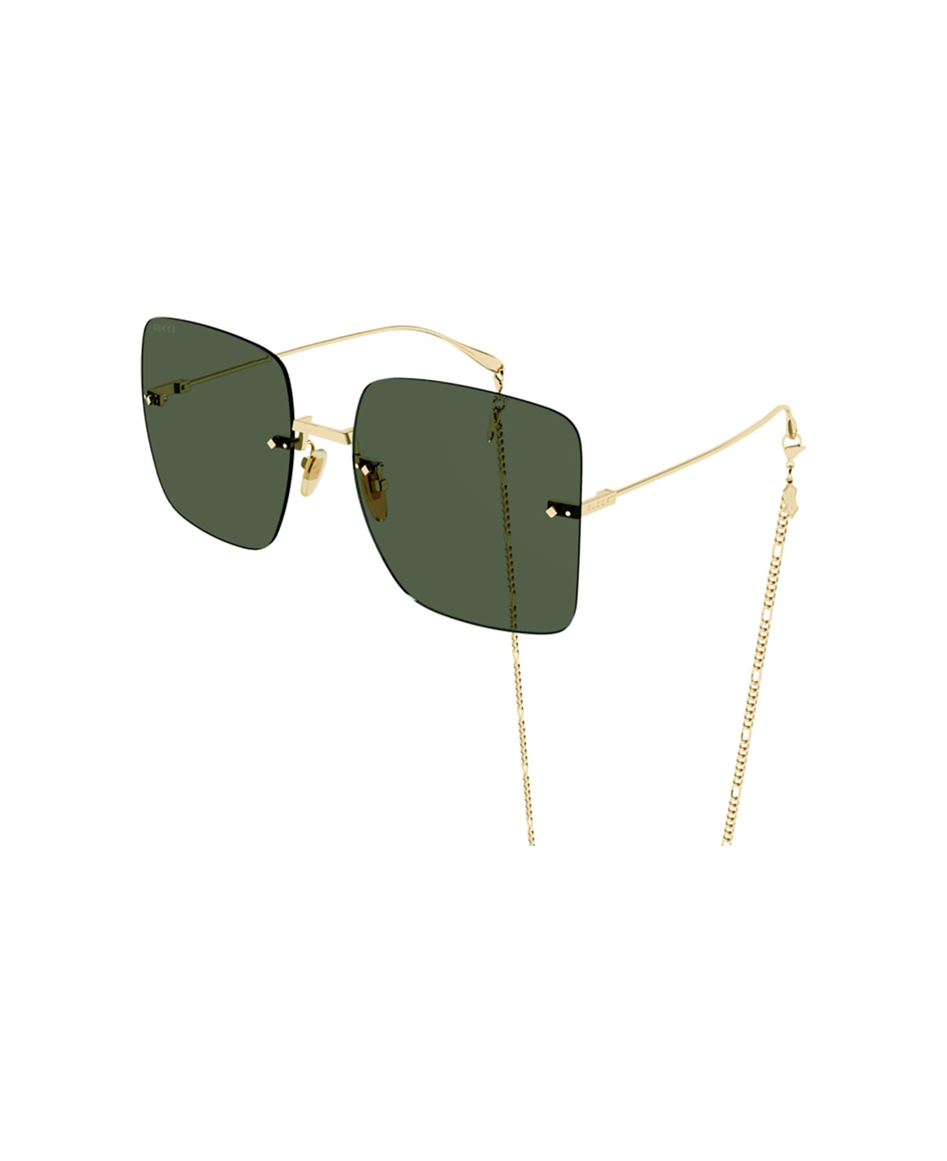 Gucci Eyewear 1cai4d80a Sunglasses - 002 gold gold green