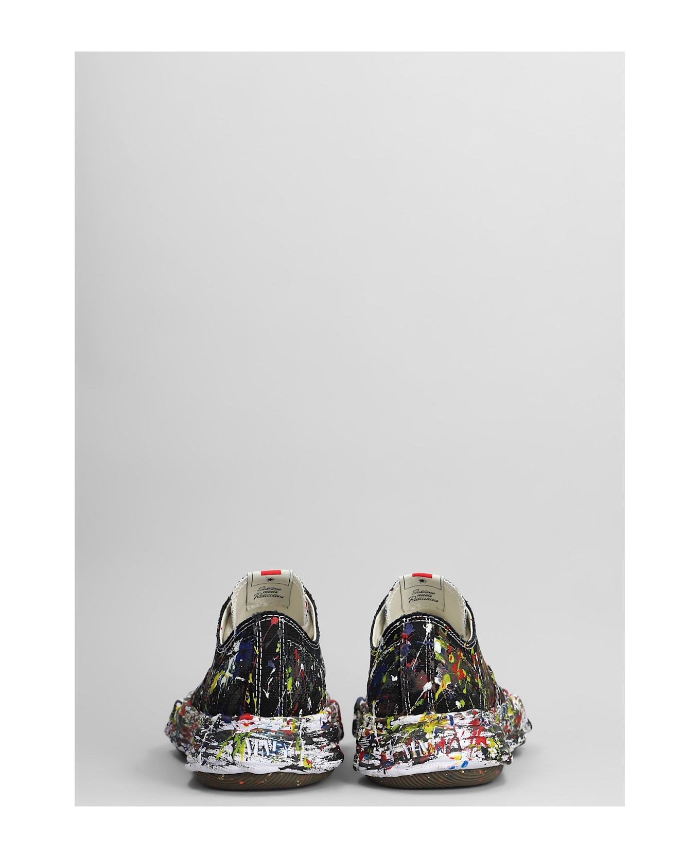 Mihara Yasuhiro Peterson 23 Sneakers In Black Cotton - black