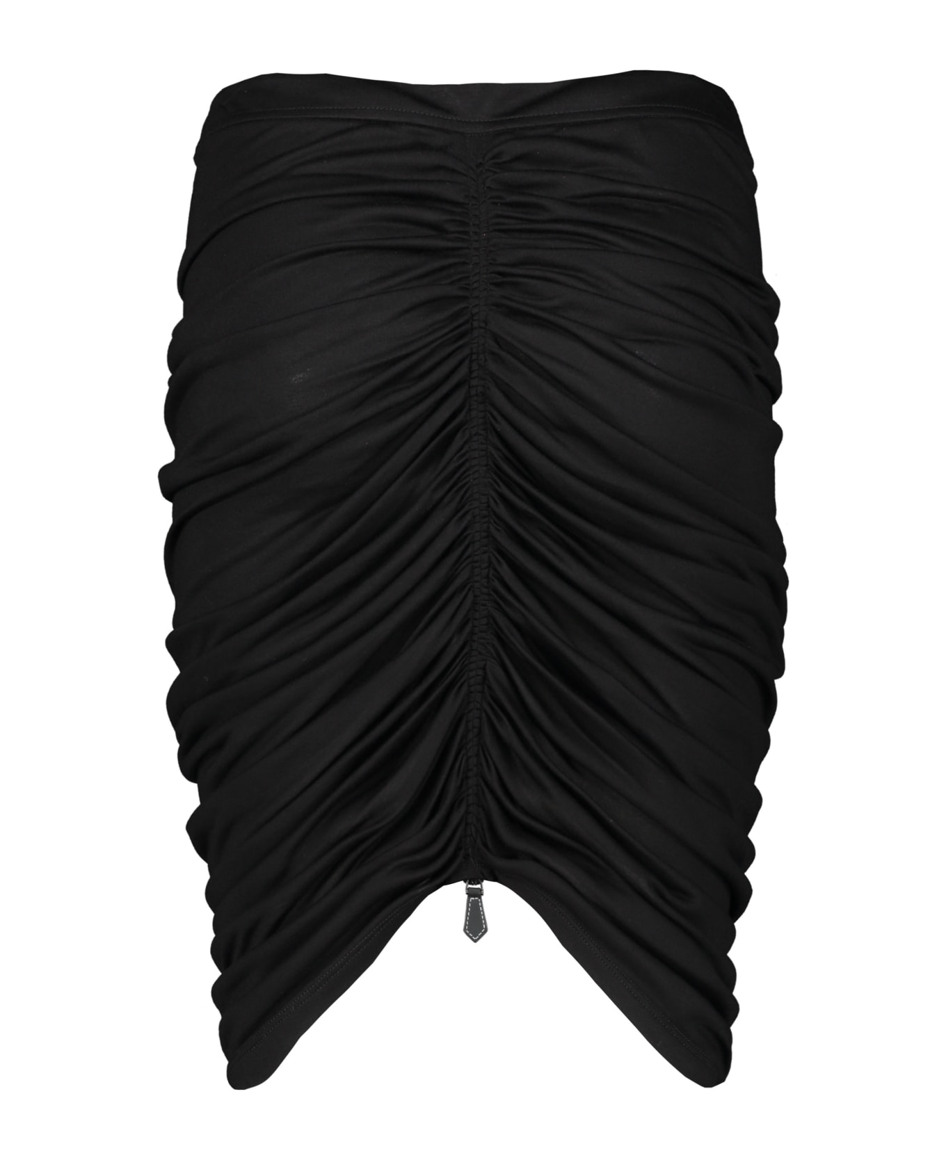 Burberry Front Zip Detail Pencil Skirt - black