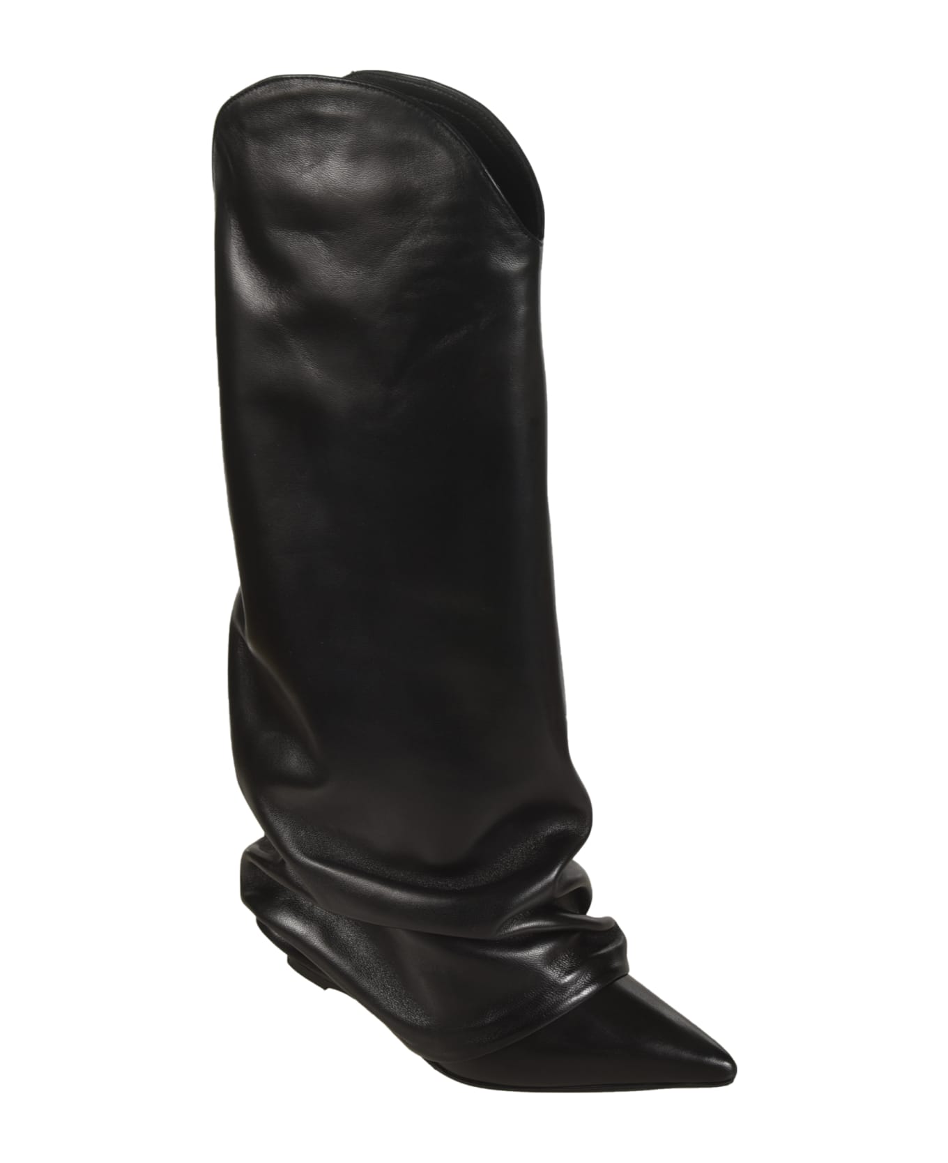 Le Silla Lowered Over-the-knee Boots - Black