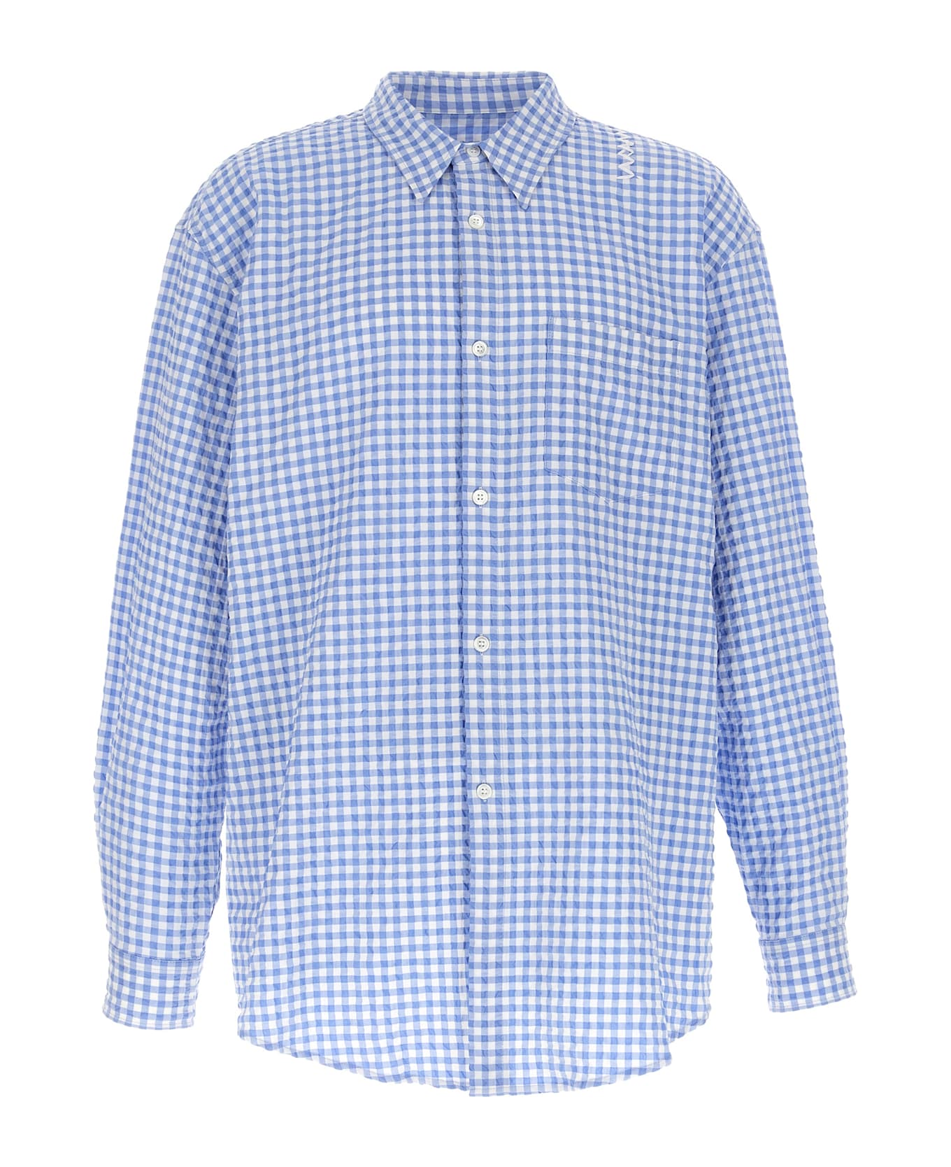 Marni Vichy Shirt - Light Blue