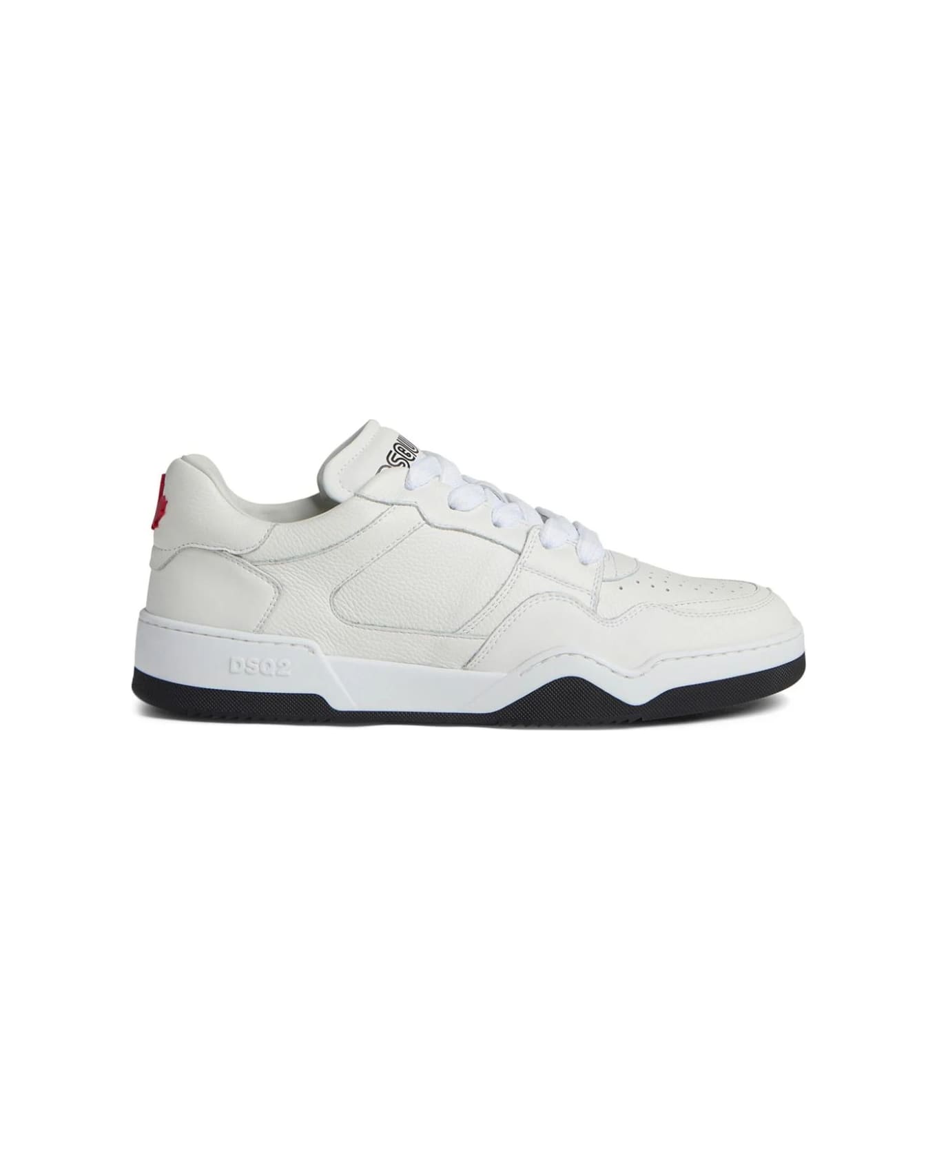 Dsquared2 White Spiker Sneakers - White