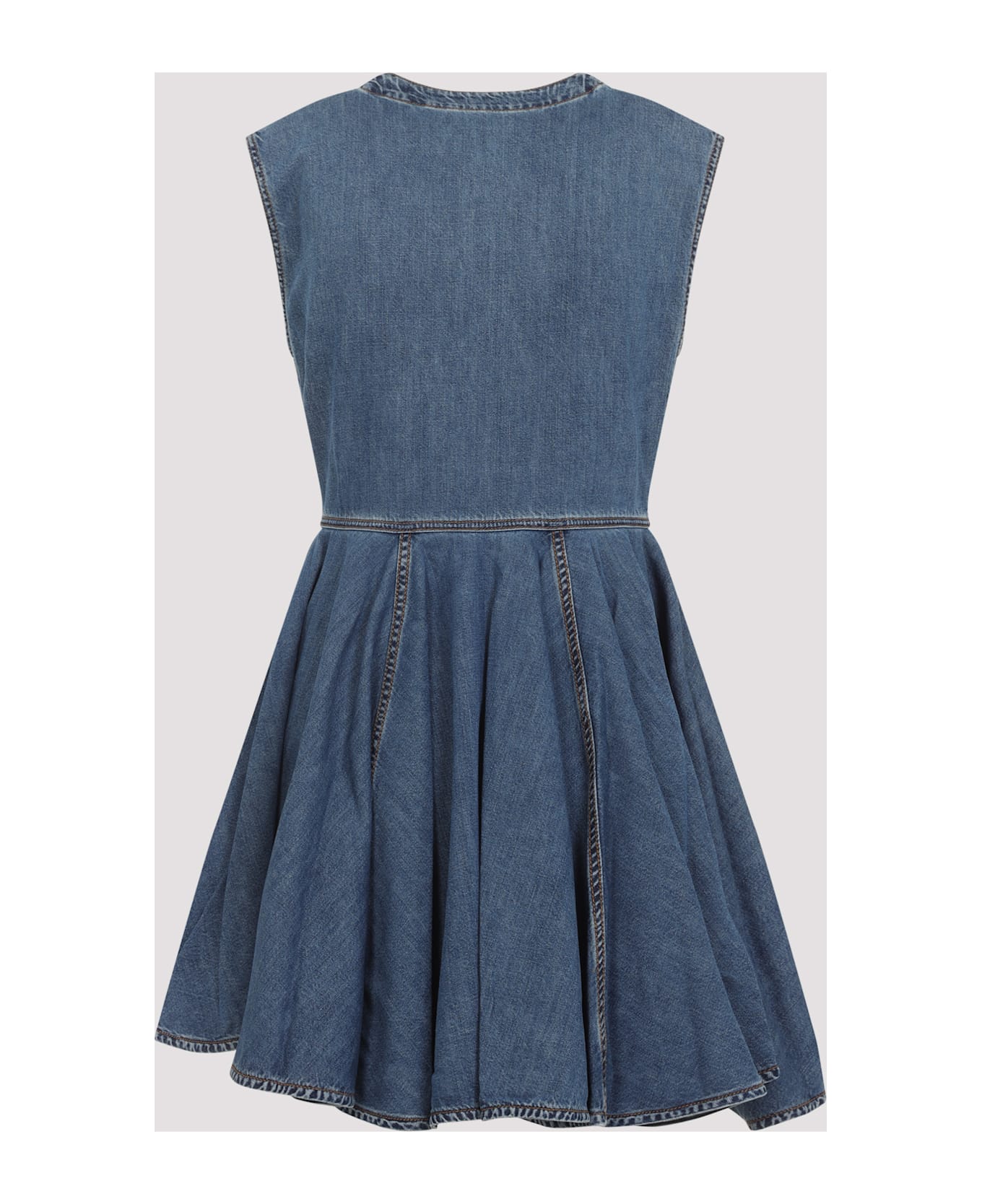 Alaia Alaïa Wrap Mini Dress - Bleu Mineral