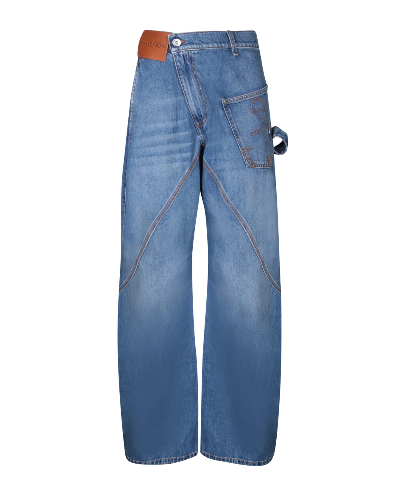 J.W. Anderson 'twisted Workwear' Blue Cotton Jeans - Blue name:463