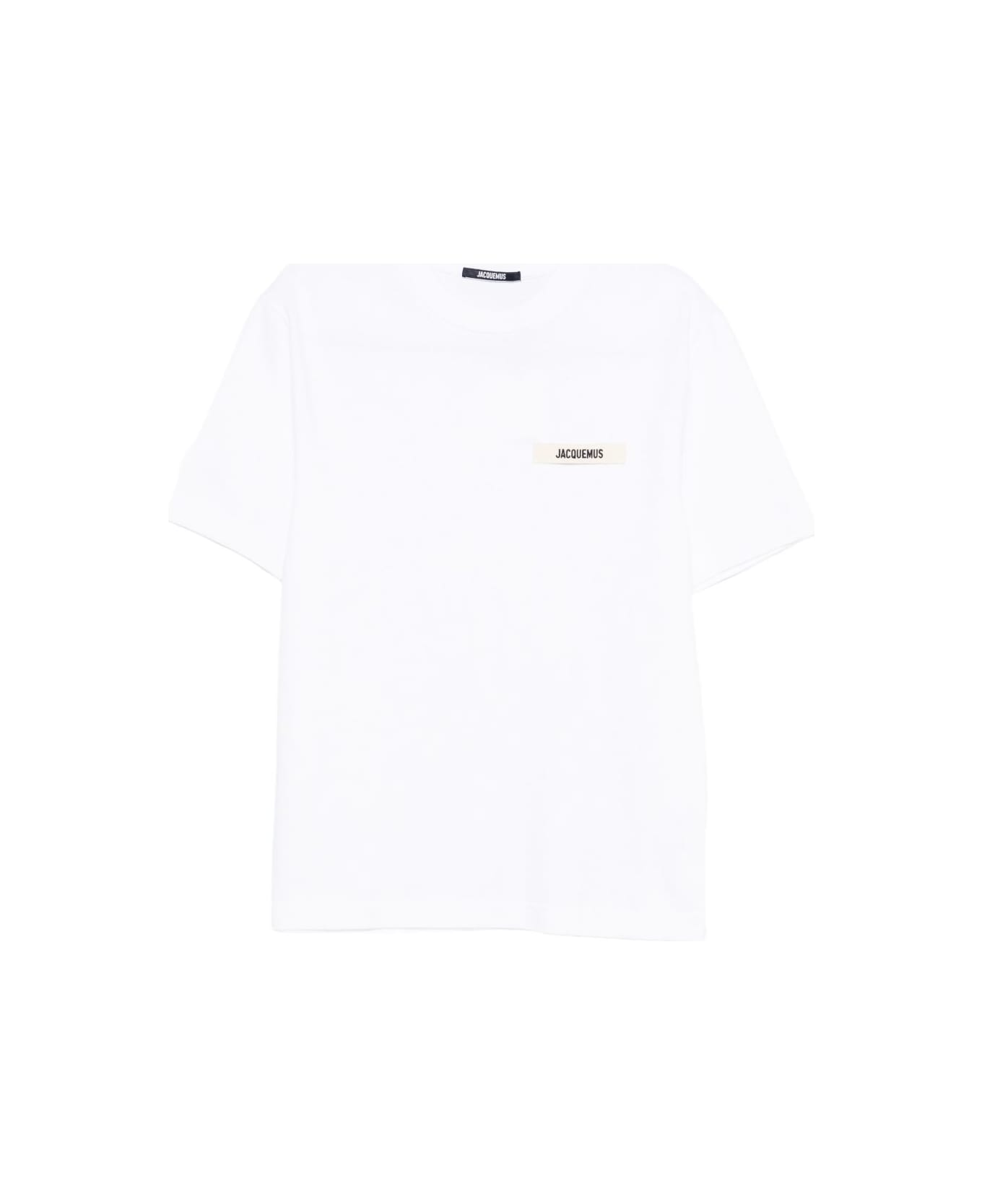 Jacquemus Logo Cotton T-shirt - White