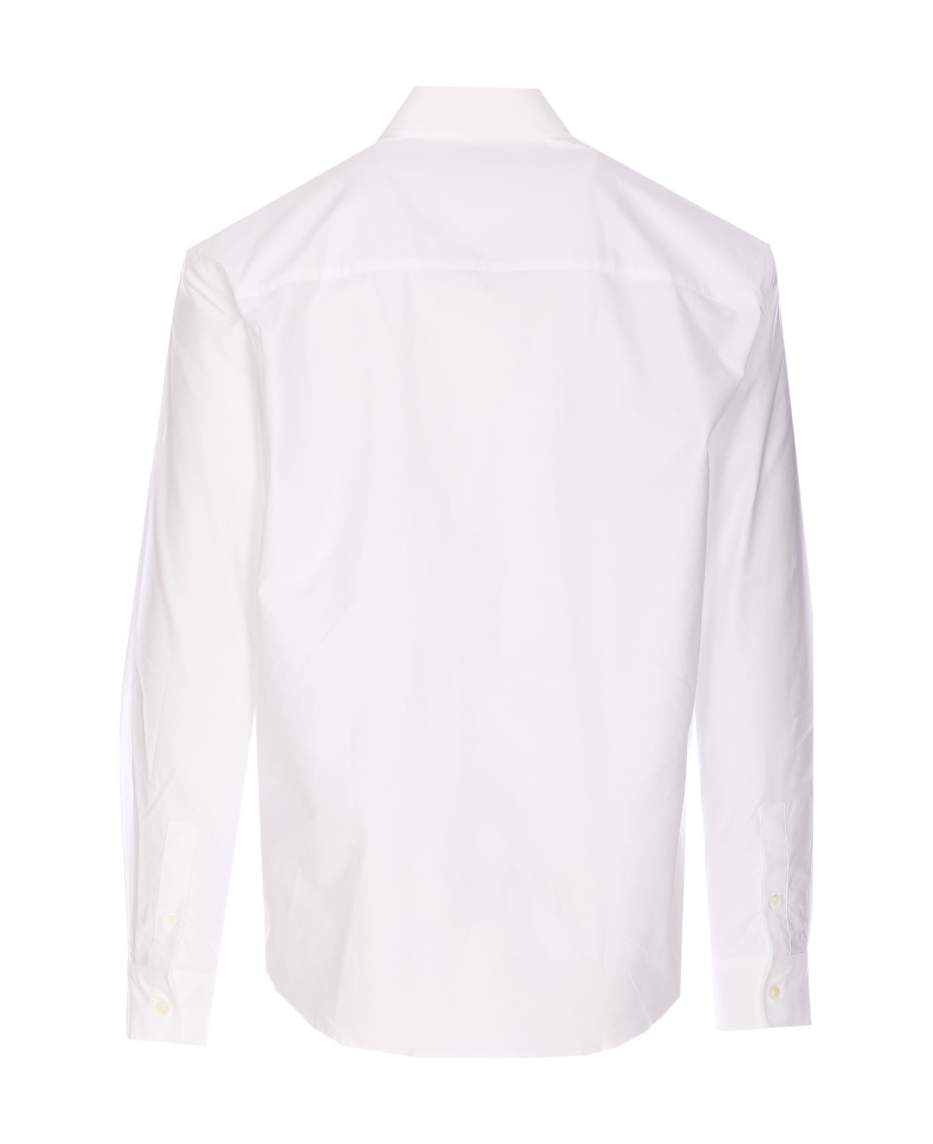 Maison Kitsuné Fox Head Patch Shirt - White