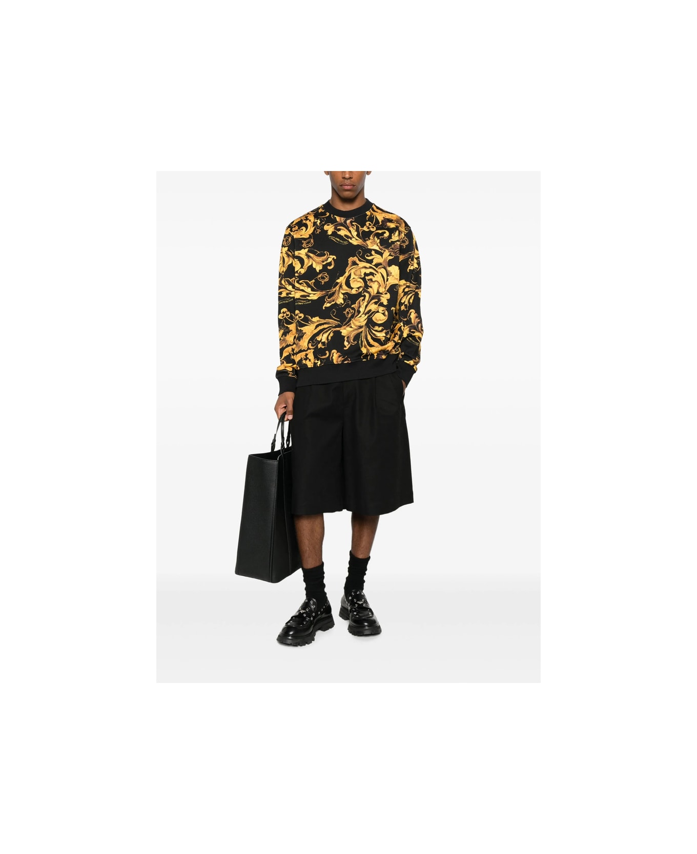 Versace Jeans Couture Sweatshirt - BLACK/GOLD