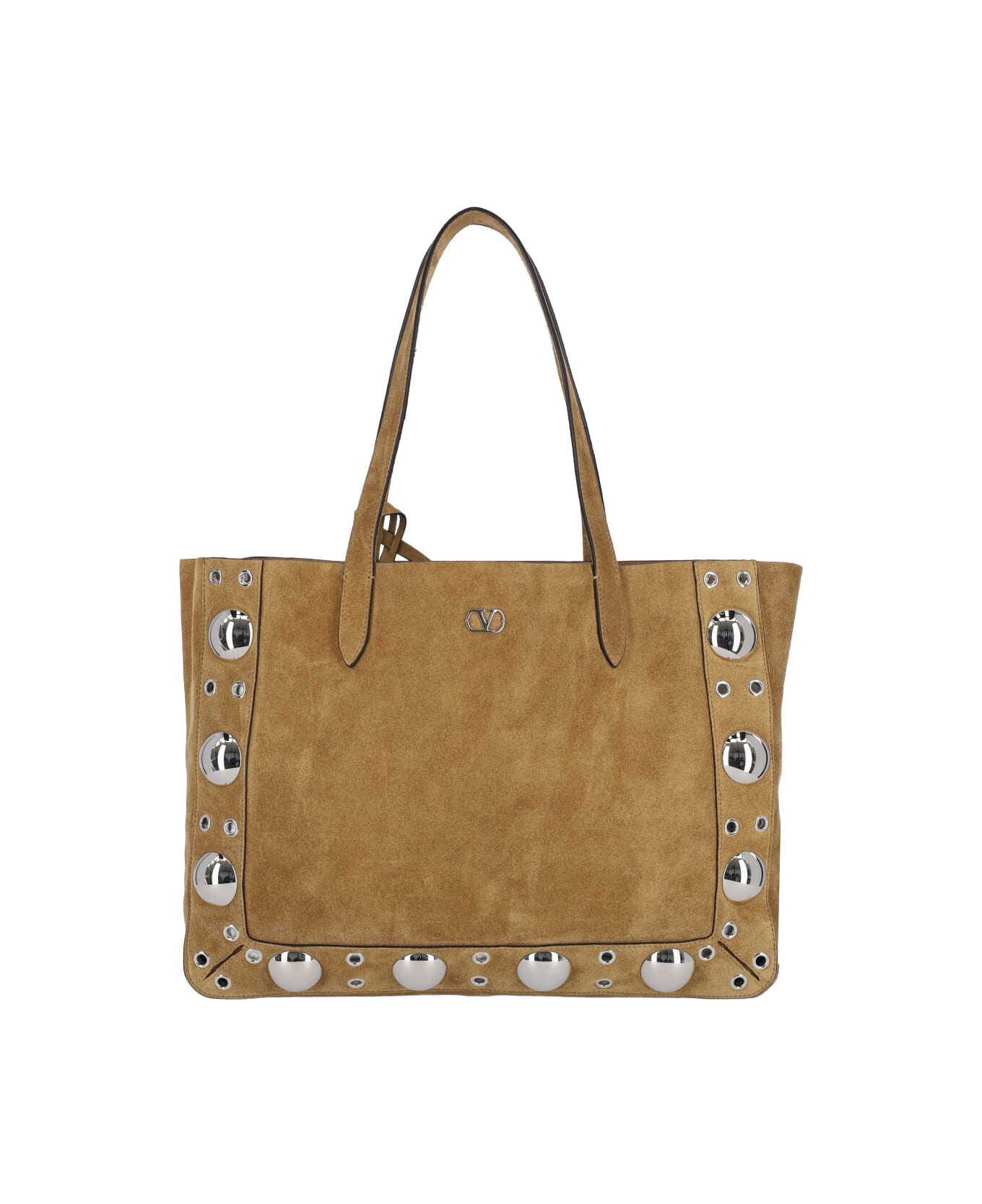 Valentino Garavani Medium Tote Bag "nellcôte" - Brown