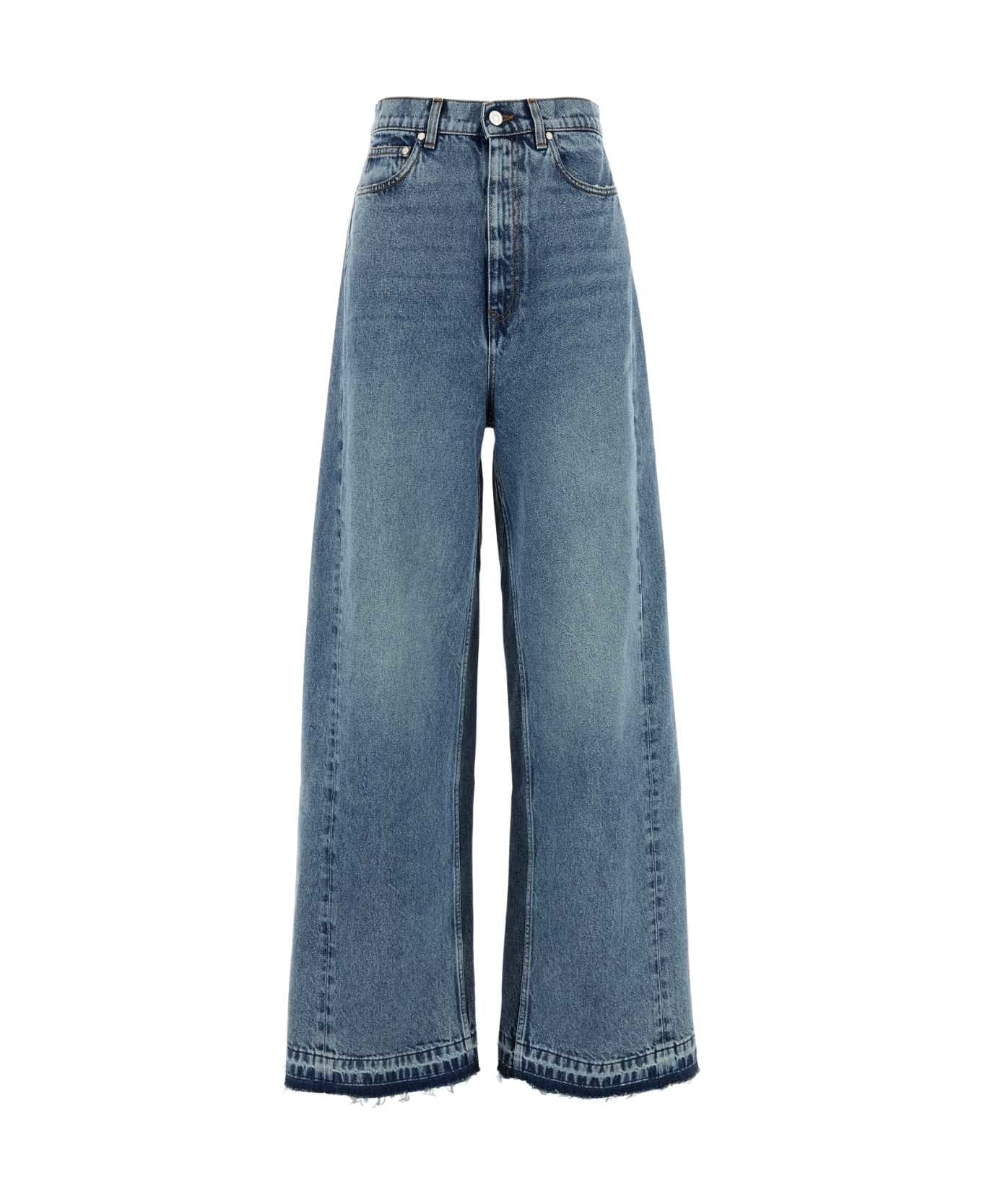 Stella McCartney Denim Ride-leg Jeans - TWOTONALDENIMWASH
