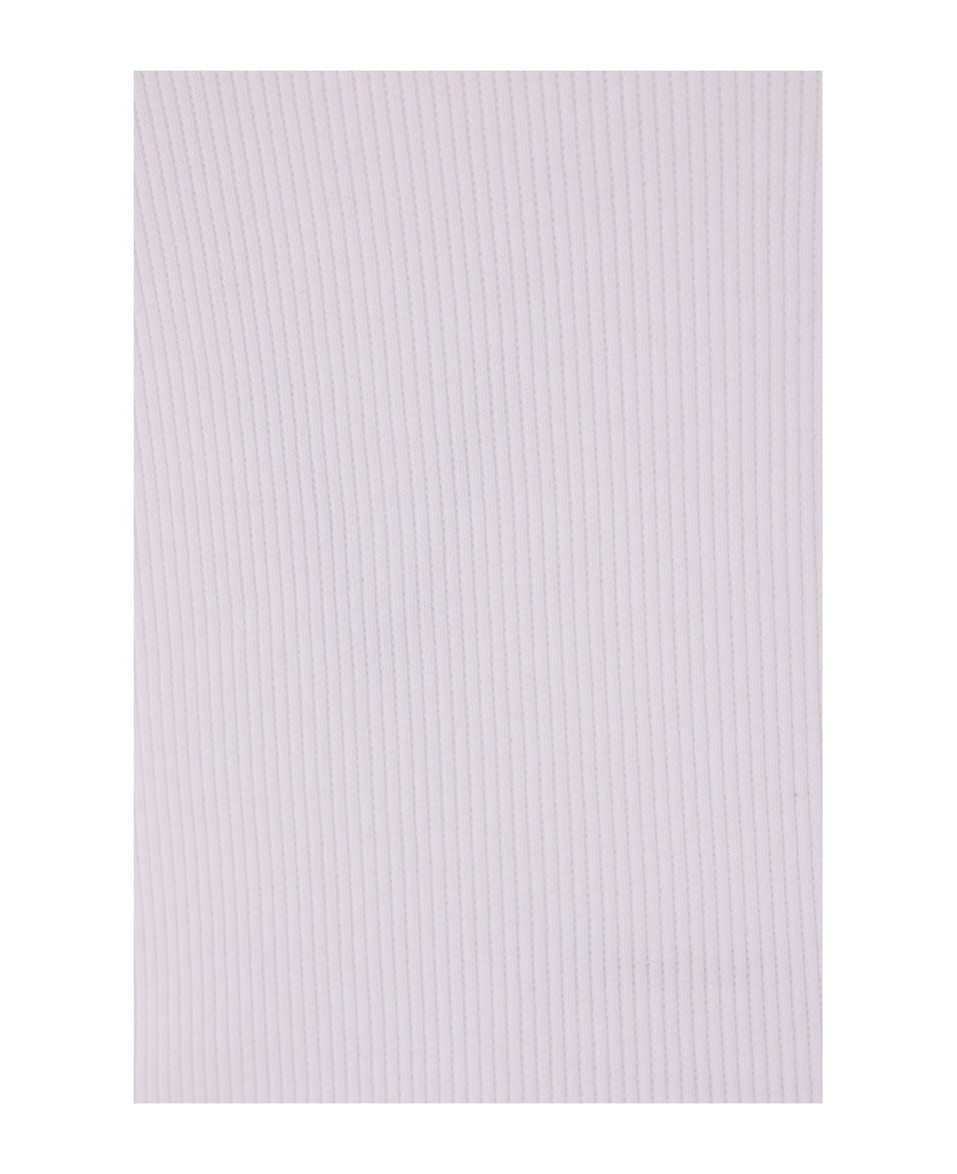 Gucci Ribbed Cotton T-shirt - White