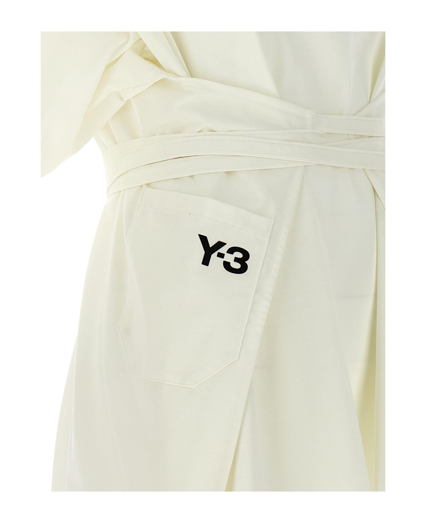 Y-3 'closure' T-shirt - White/Black