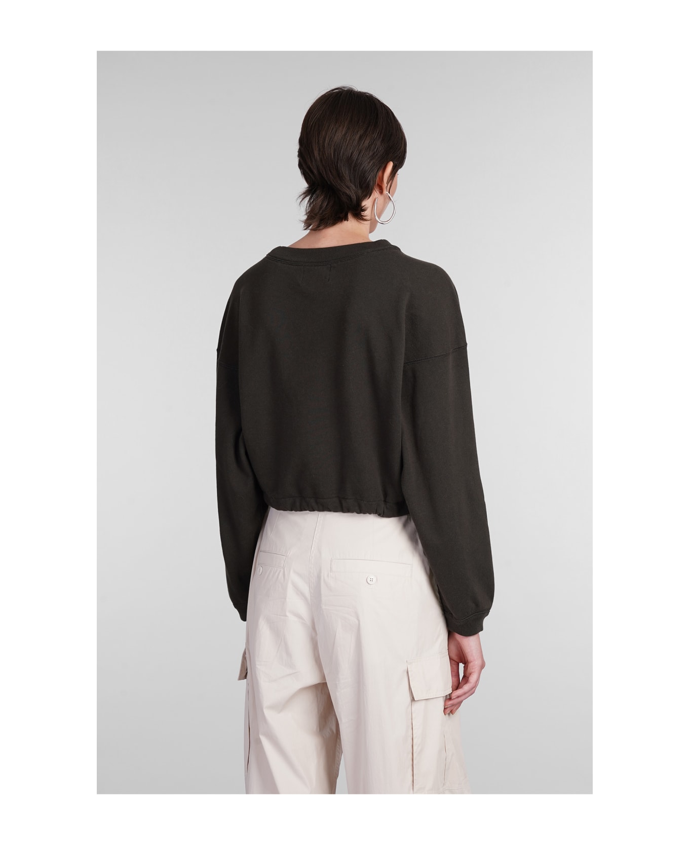 Marant Étoile Margo Sweatshirt In Grey Cotton - FADED BLACK