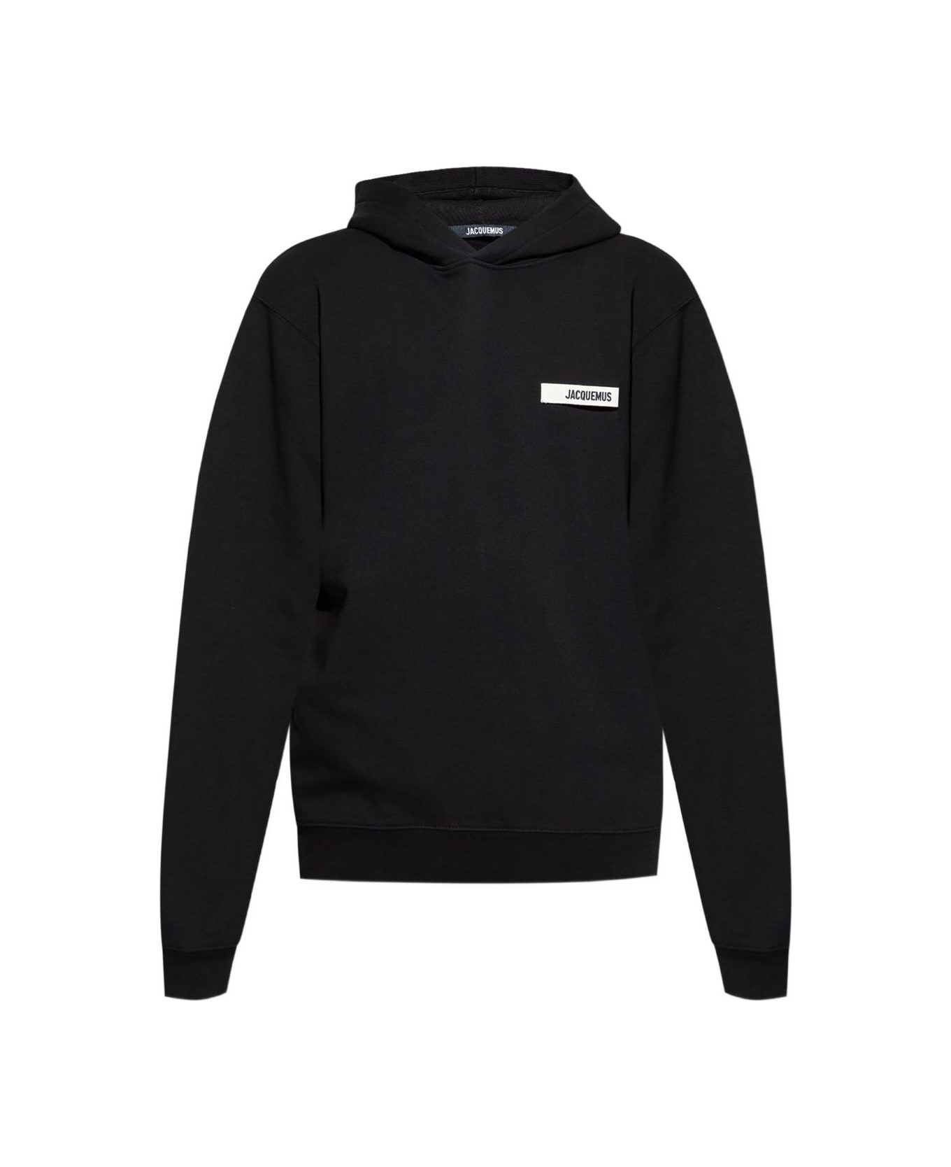 Jacquemus Le Hoodie Gros Grain - Black