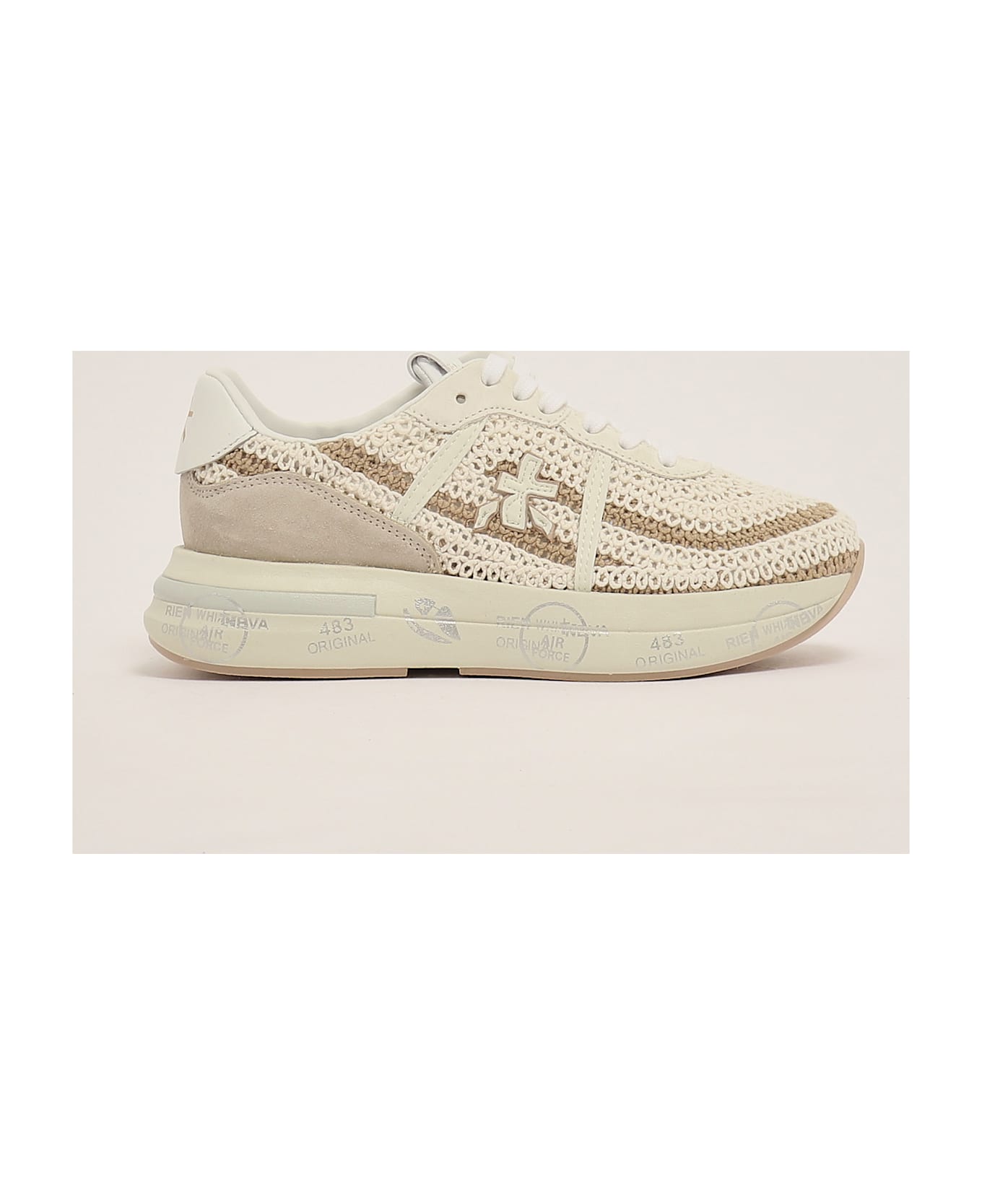 Premiata Cassie Sneaker - BIANCO-ECRU
