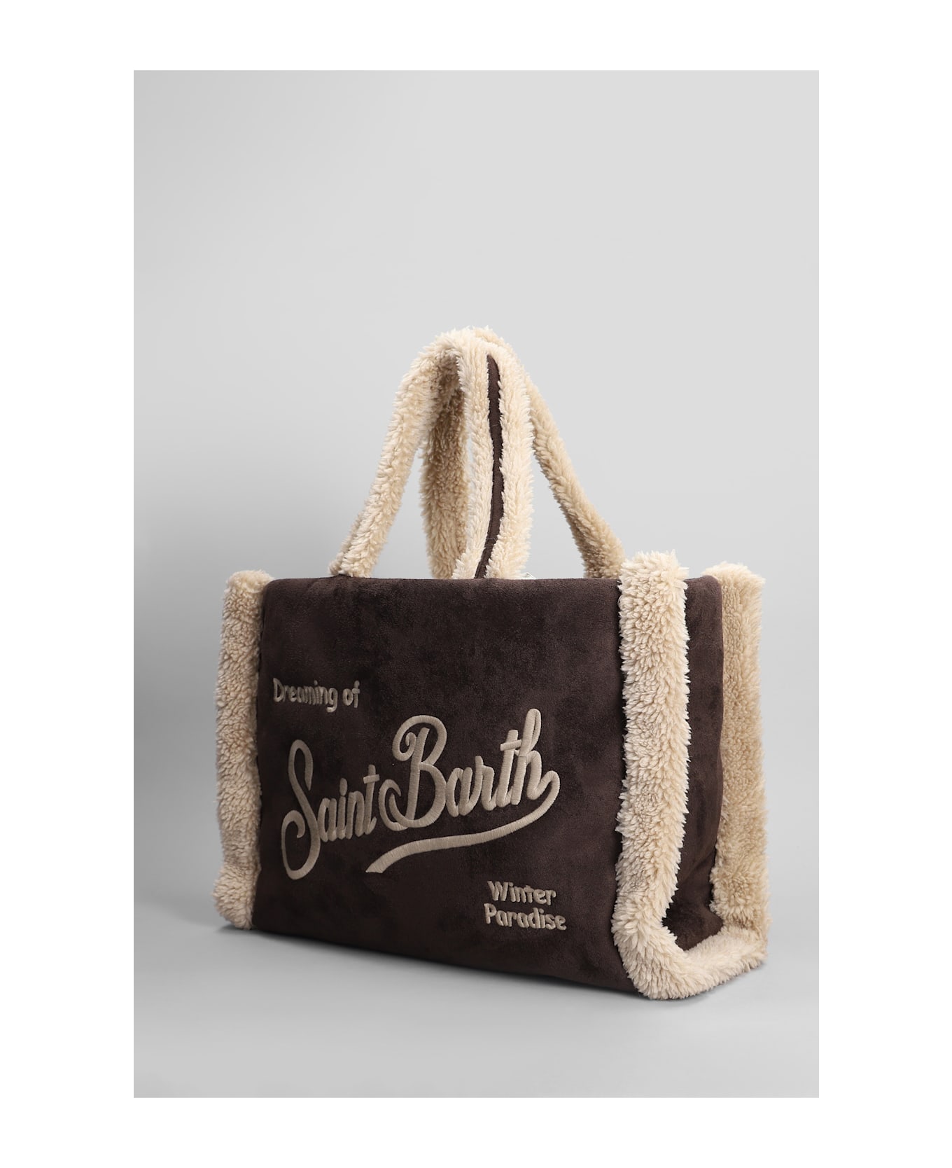 MC2 Saint Barth Soft Bag L Tote In Brown Polyester - brown