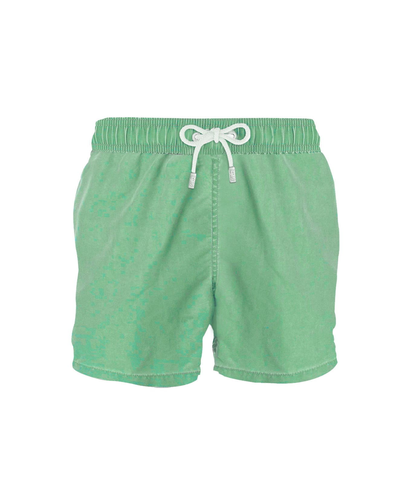 MC2 Saint Barth Acid Green Delavè Man Swim Shorts - GREEN スイムトランクス