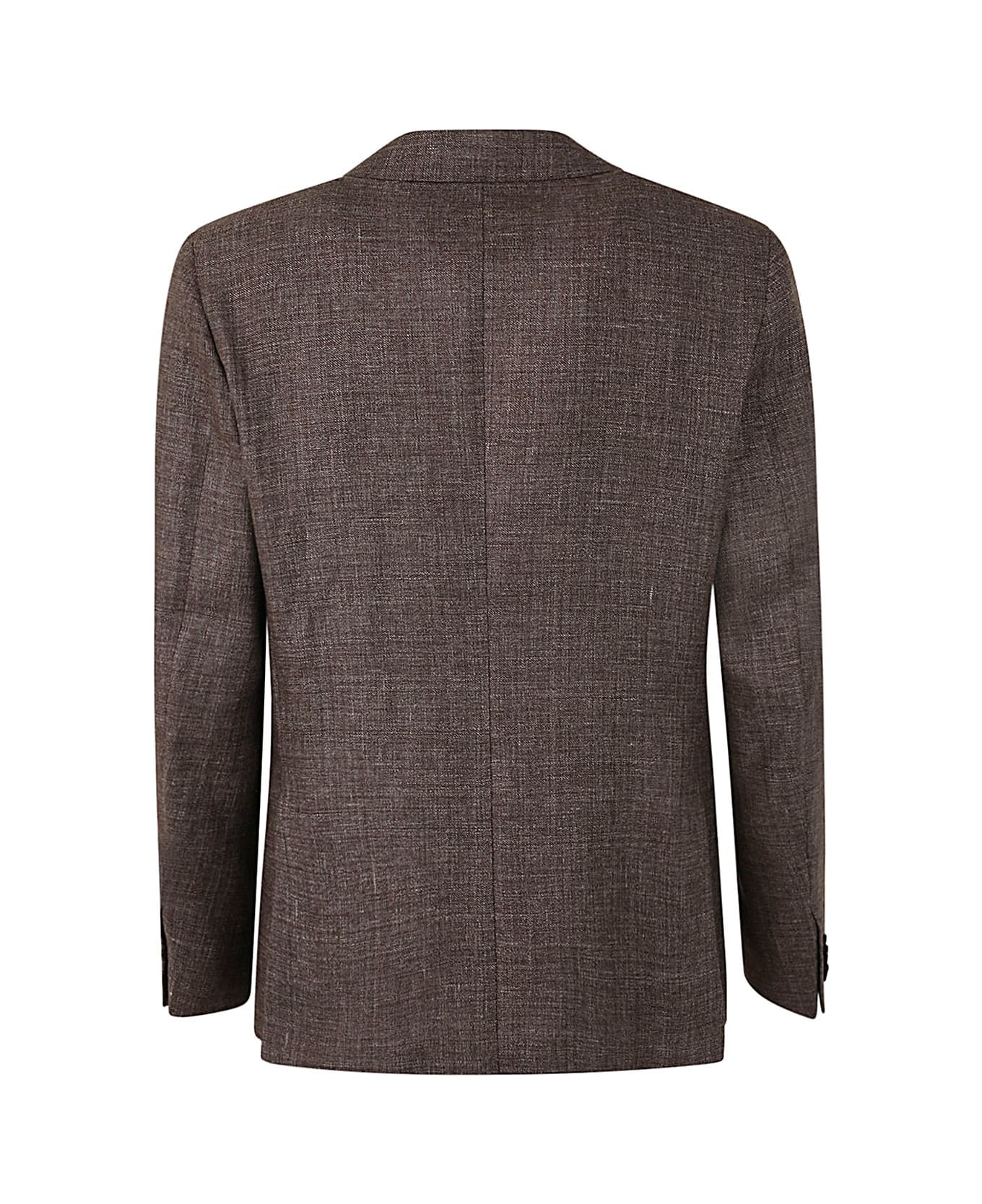 Zegna Linen And Wool Jacket - Brown