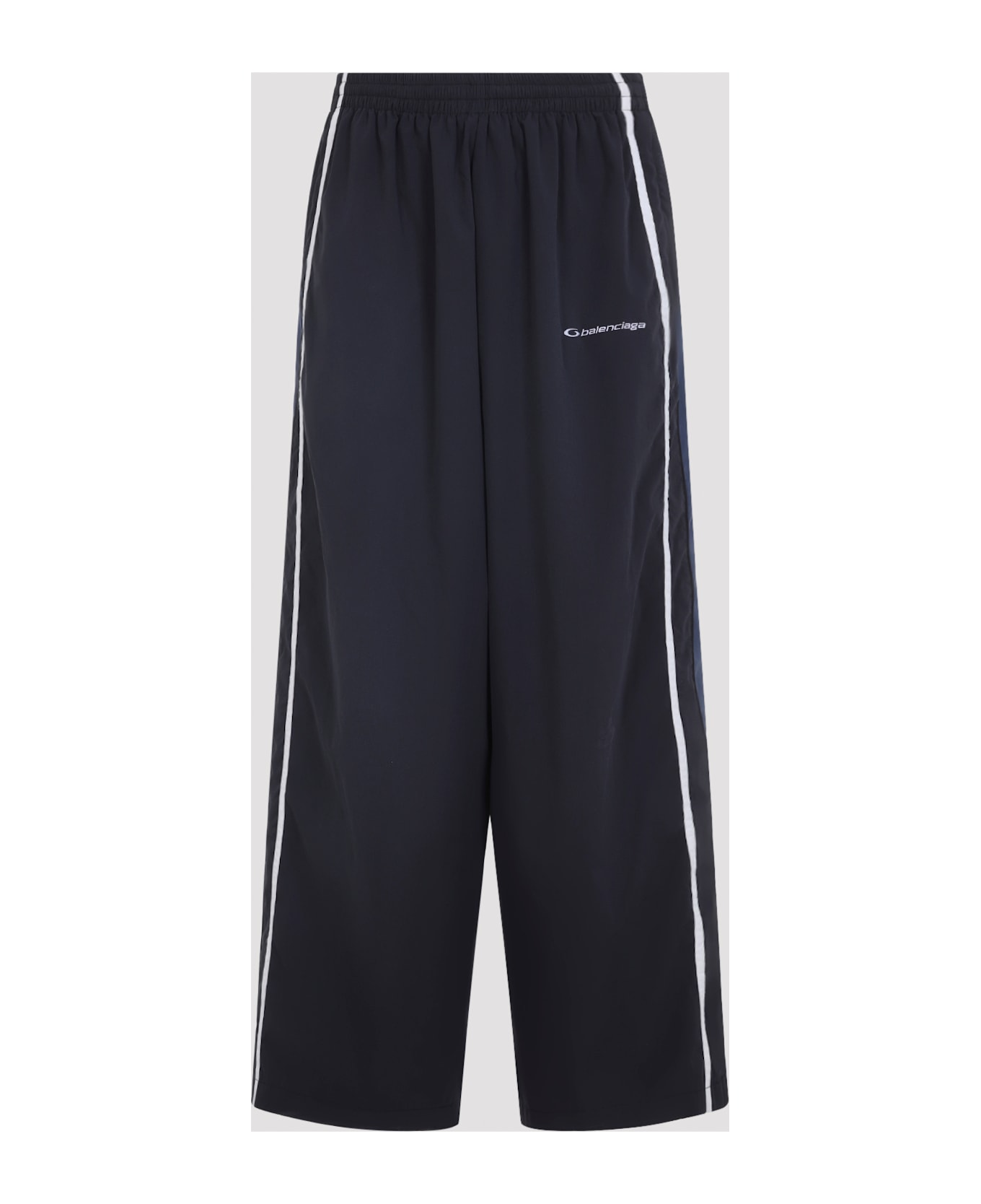 Balenciaga Polyester Track Pants - Washed Black