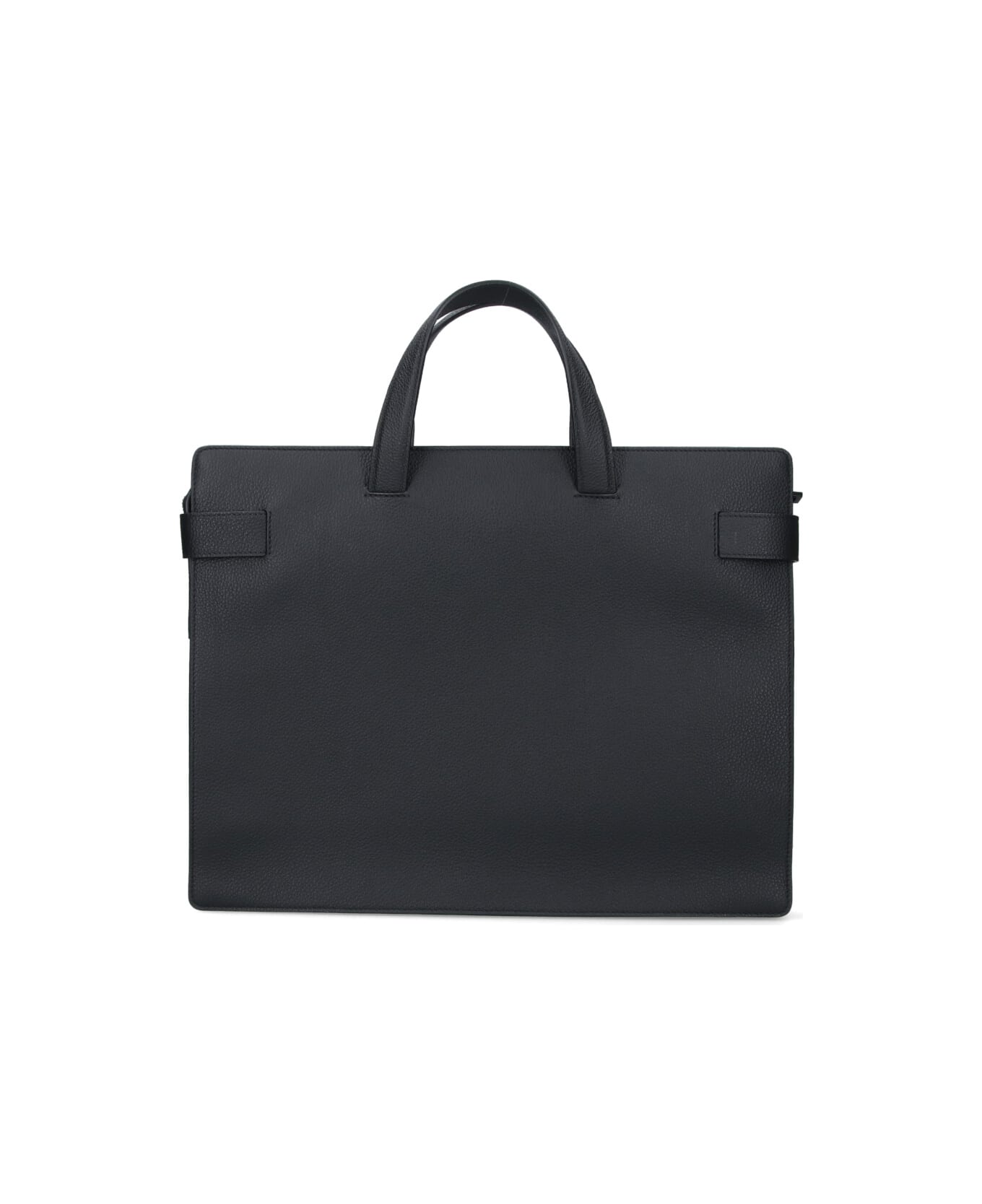 Ferragamo Work Bag "gancini S" - Black  