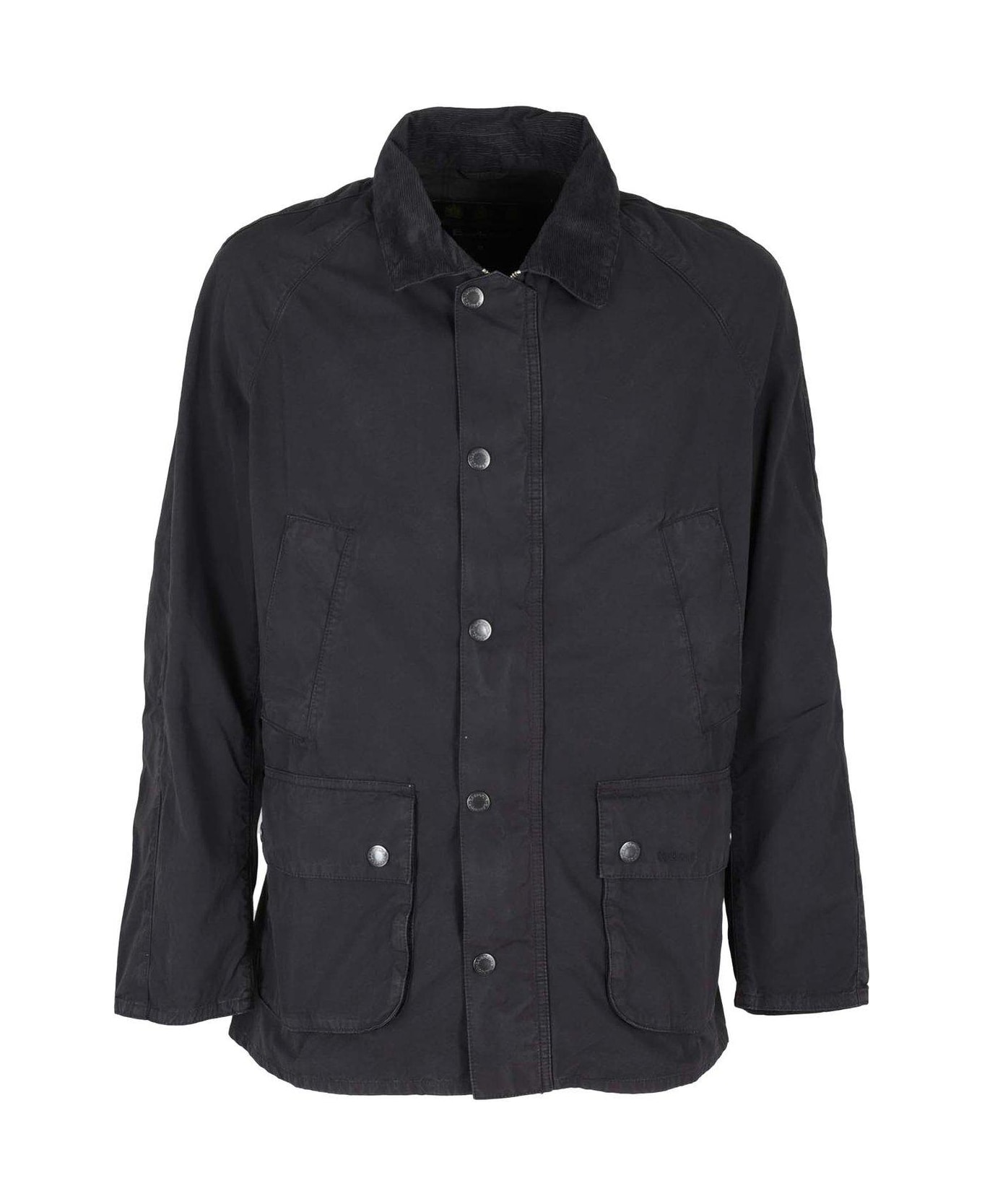 Barbour Long Sleeved Buttoned Overshirt - Blue ジャケット