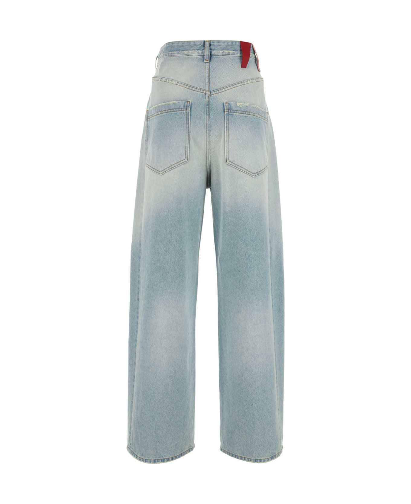 DARKPARK Light-blue Denim Wide-leg Ines Jeans - BLUESHWHITE