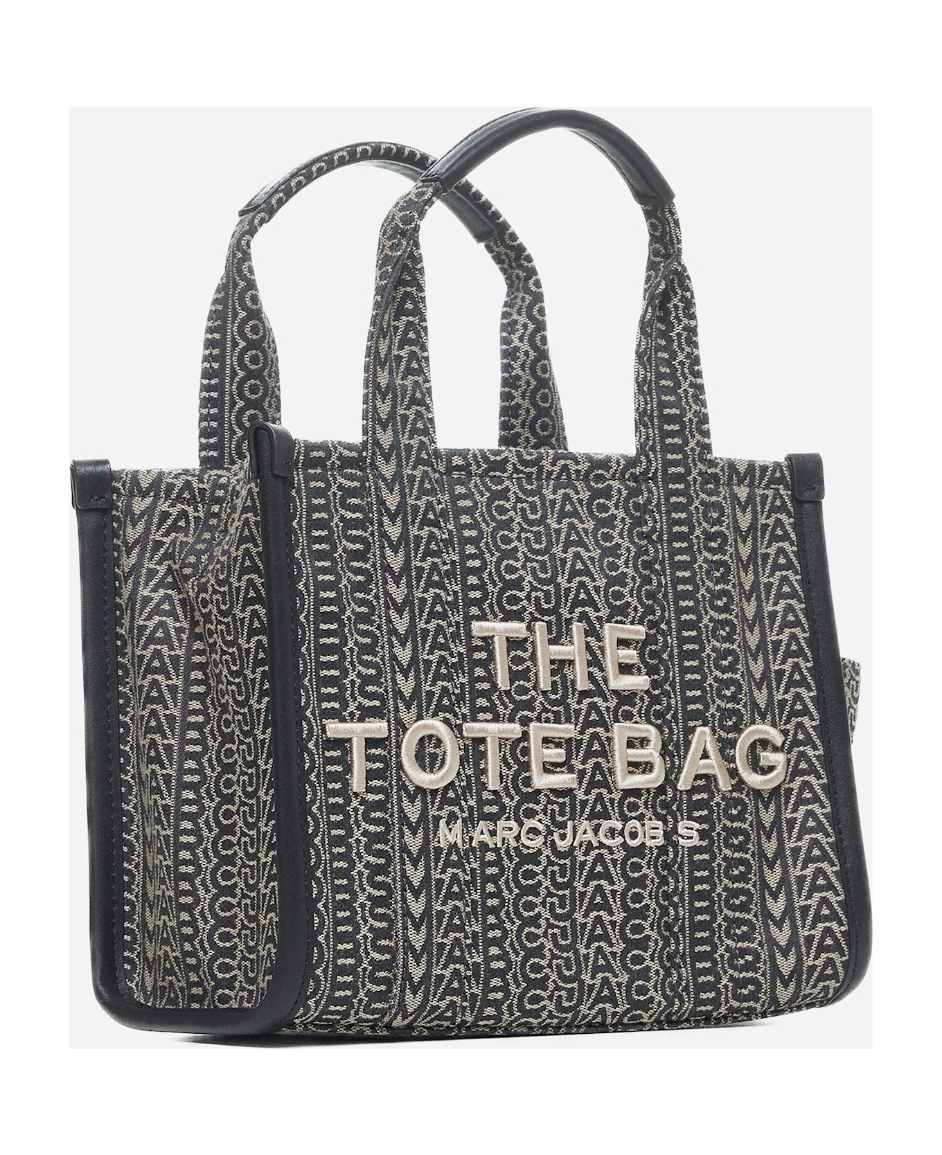 Marc Jacobs The Monogram Jacquard Small Tote - Beige multi