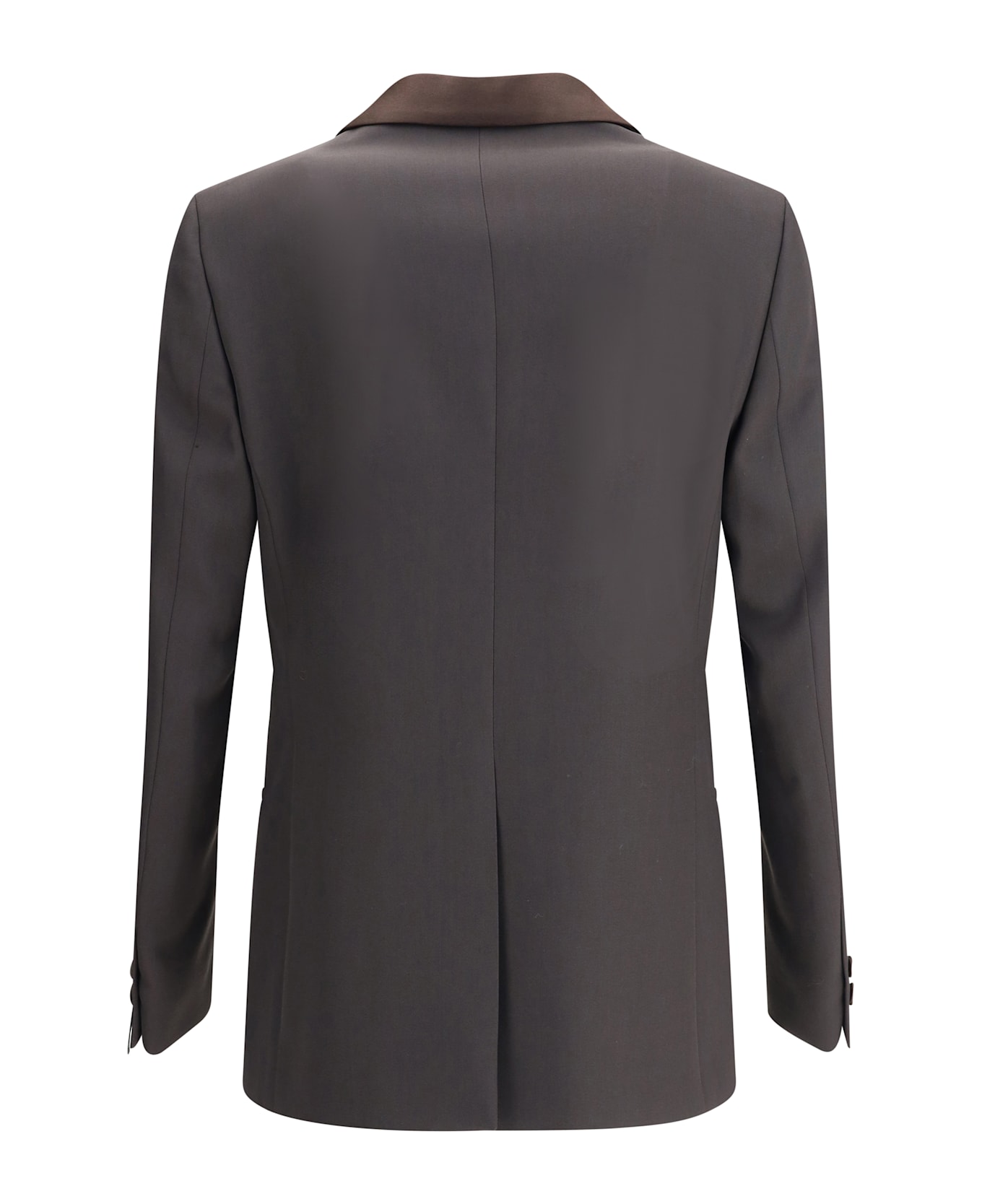 Fendi Single-breasted Wool Crêpe Blazer - BROWN