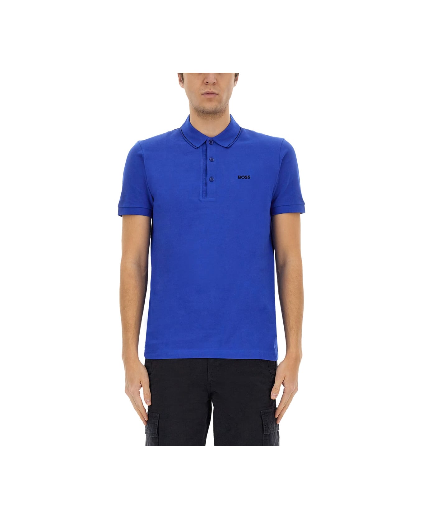 Hugo Boss Polo "paule 4" - BLUE